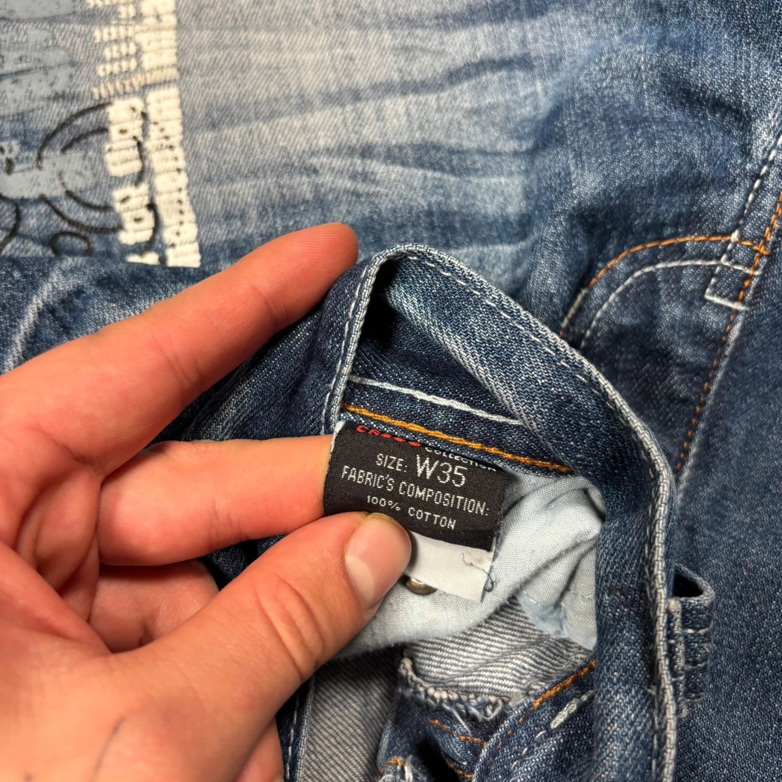 Japanese Brand Creso Jeans Y2K Denim Size US 35 - 8 Thumbnail