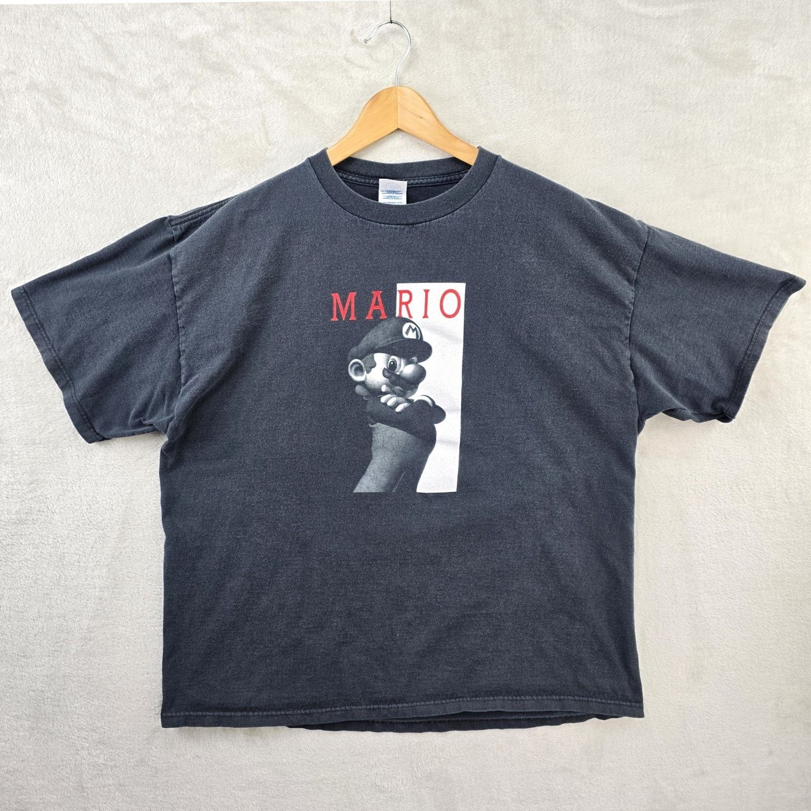Delta Vintage Nintendo Mario Scarface Parody Shirt XL Y2K Movie Size US XL / EU 56 / 4 - 1 Thumbnail