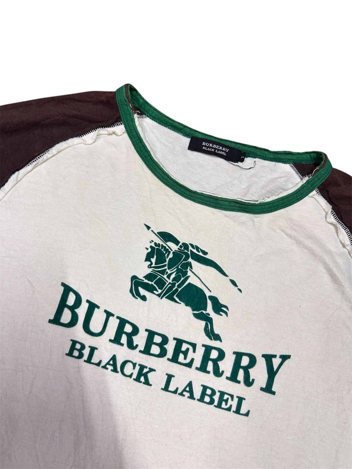 GOA 2000s Distressed Burberry Long Sleeve Rick Owens Y2K Style Size US S / EU 44-46 / 1 - 3 Thumbnail