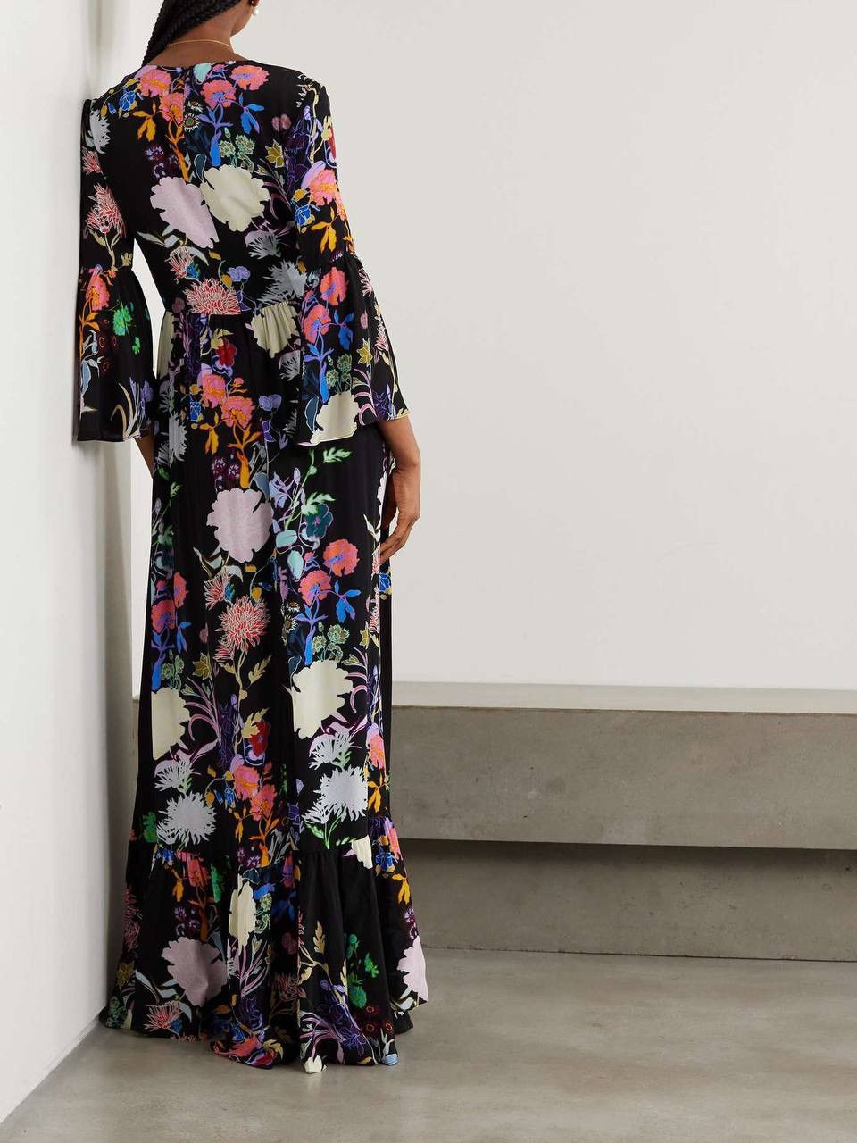 Grailed RRP $1199 BORGO DE NOR ASTREA FLORAL ART MAXI DRESS SIZE 8 Size M / US 6-8 / IT 42-44 - 3 Thumbnail