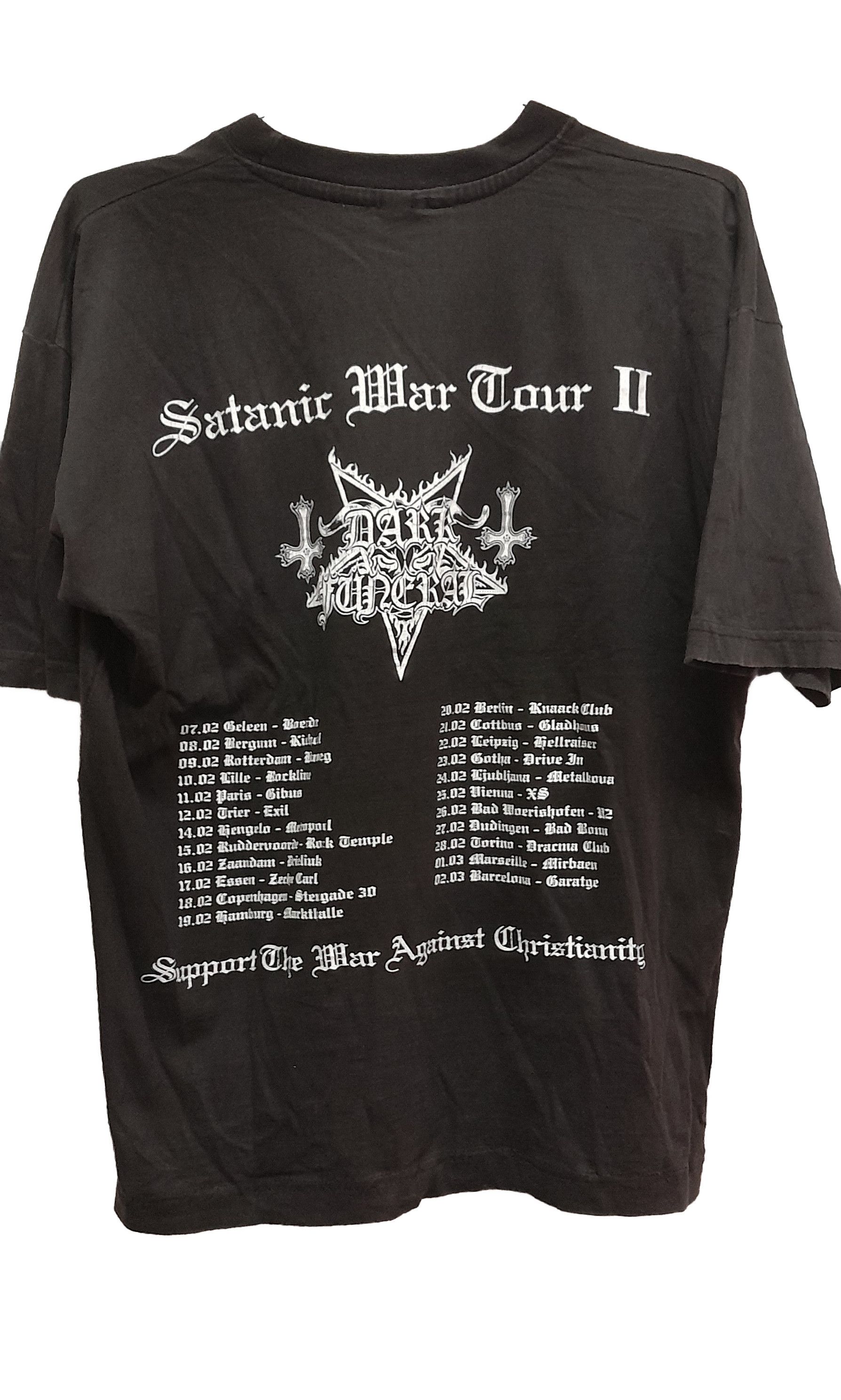 Band Tees Vintage 90's Dark Funeral //Darkthrone/Mayhem/Burzum Size US L / EU 52-54 / 3 - 2 Thumbnail