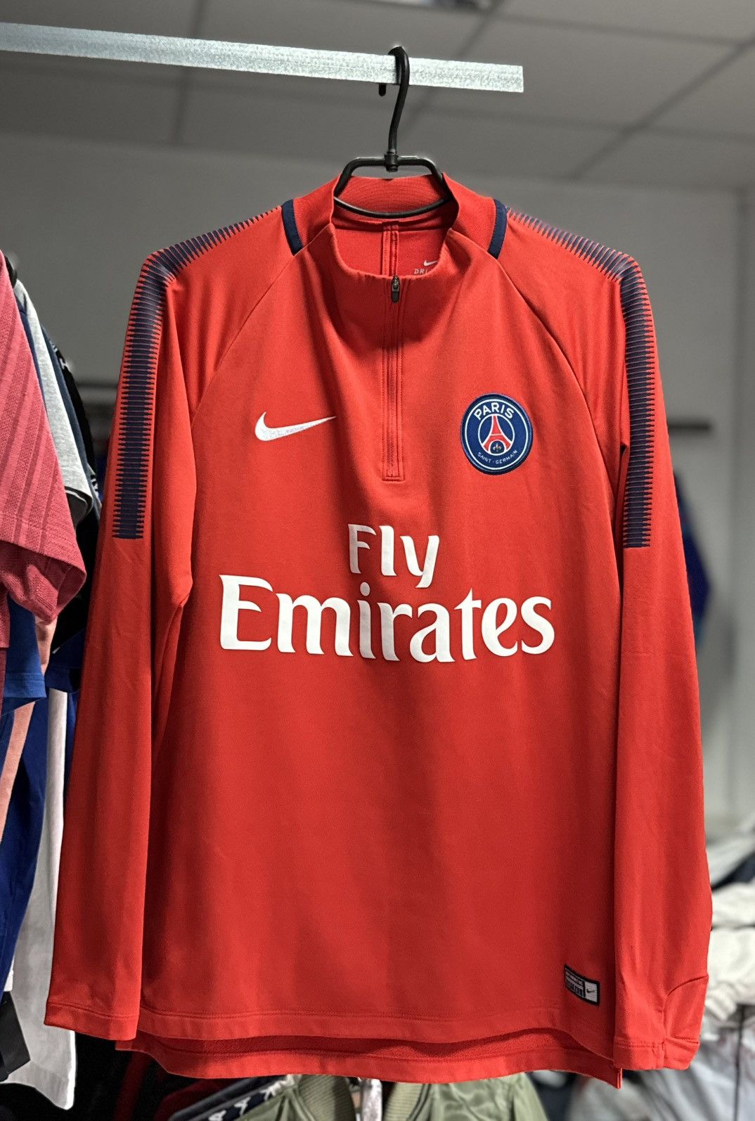 Nike Nike FC PSG Paris Saint Germain Training Football Sweatshirt Size US M / EU 48-50 / 2 - 1 Thumbnail