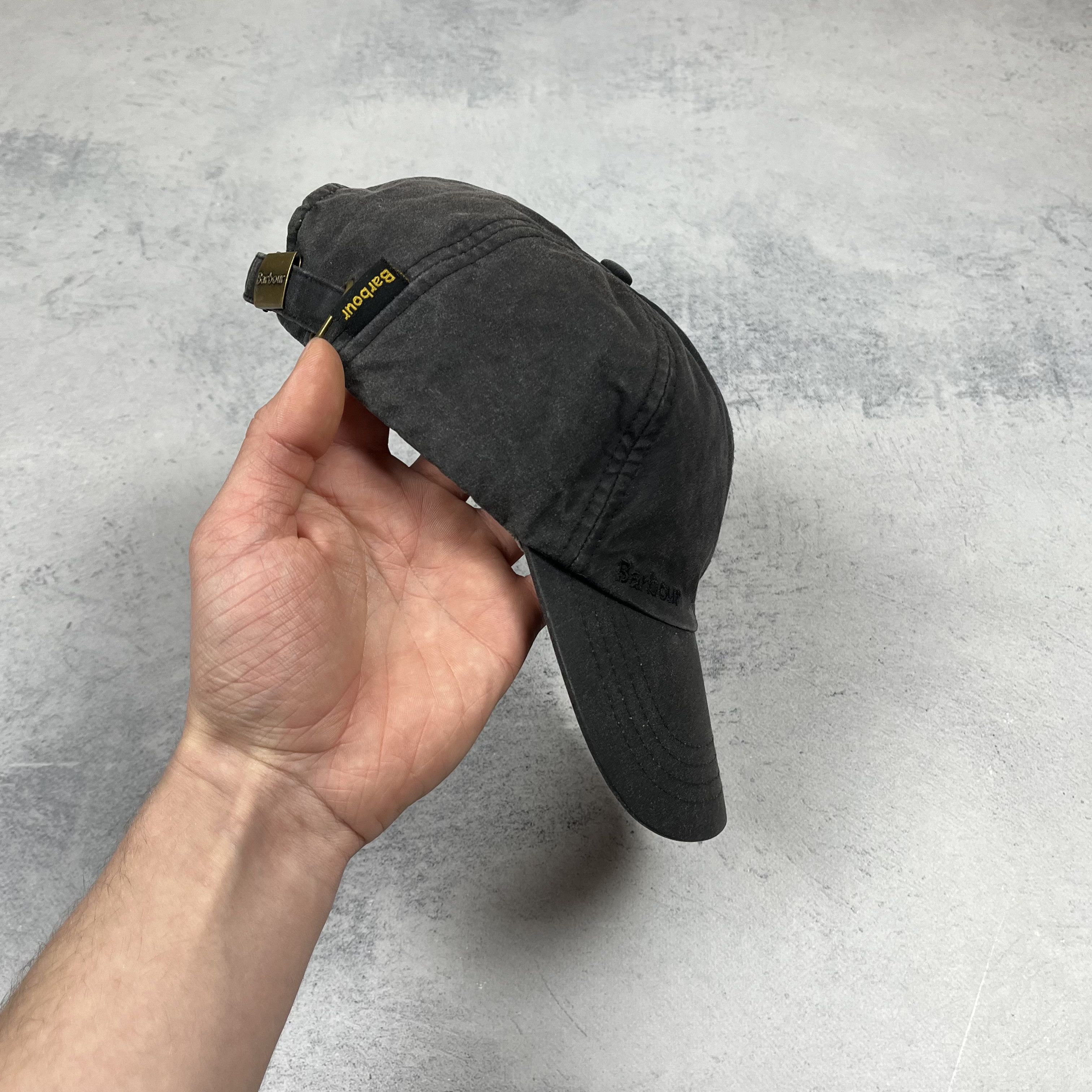 Barbour Barbour Waxed Cotton Baseball Cap Size ONE SIZE - 3 Thumbnail
