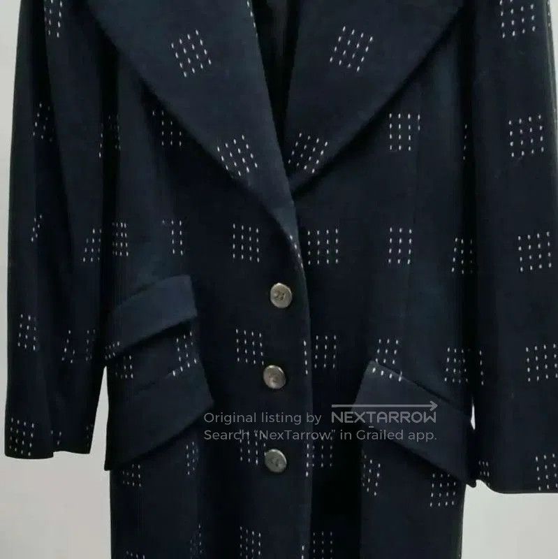 Givenchy Givenchy Women's Dark Blue Long Coat . Size L / US 10 / IT 46 - 5 Thumbnail