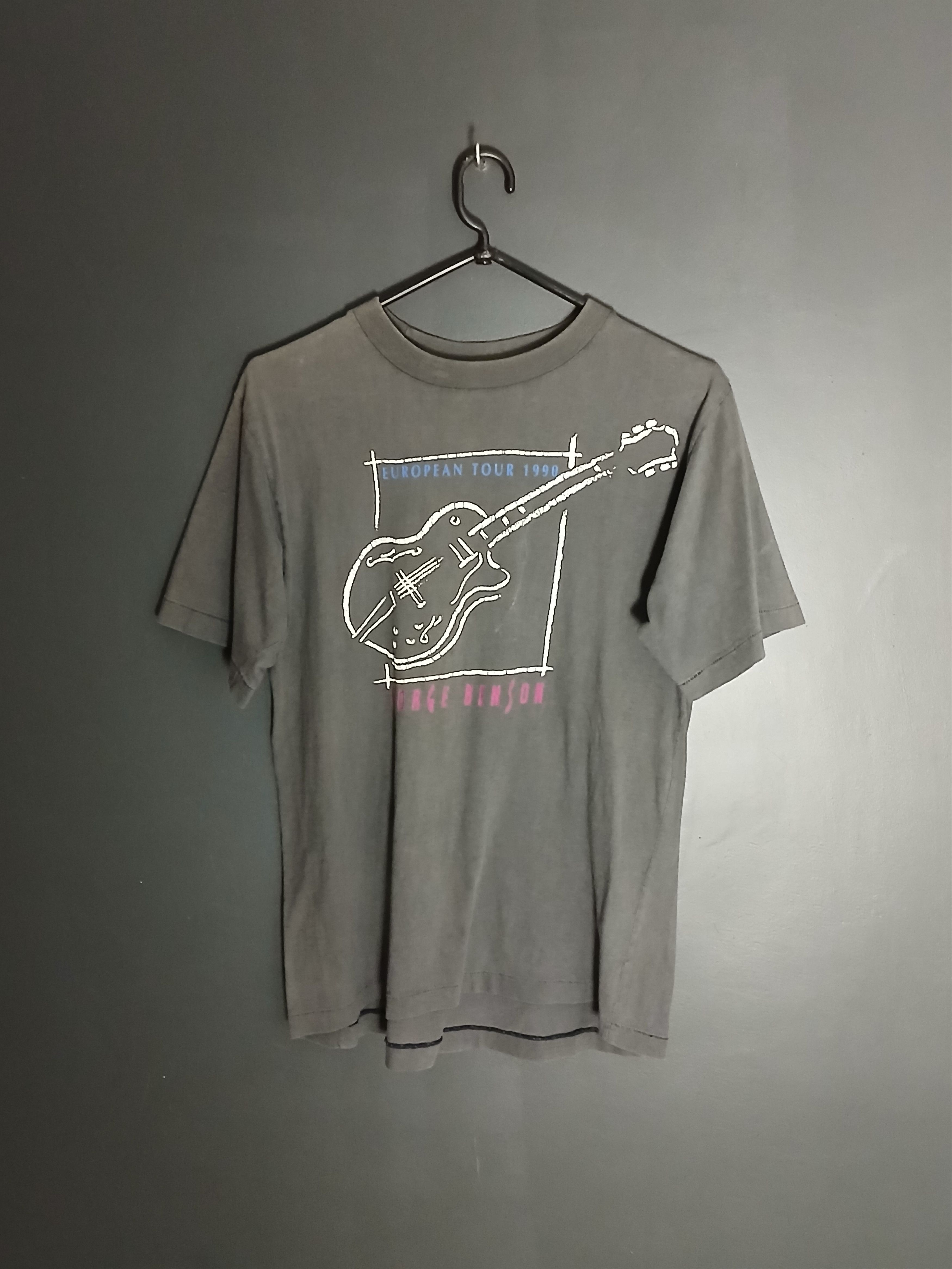 Band Tees × Vintage George Benson European Tour 1990 Single Stitch T-Shirt Size US XL / EU 56 / 4 - 2 Thumbnail