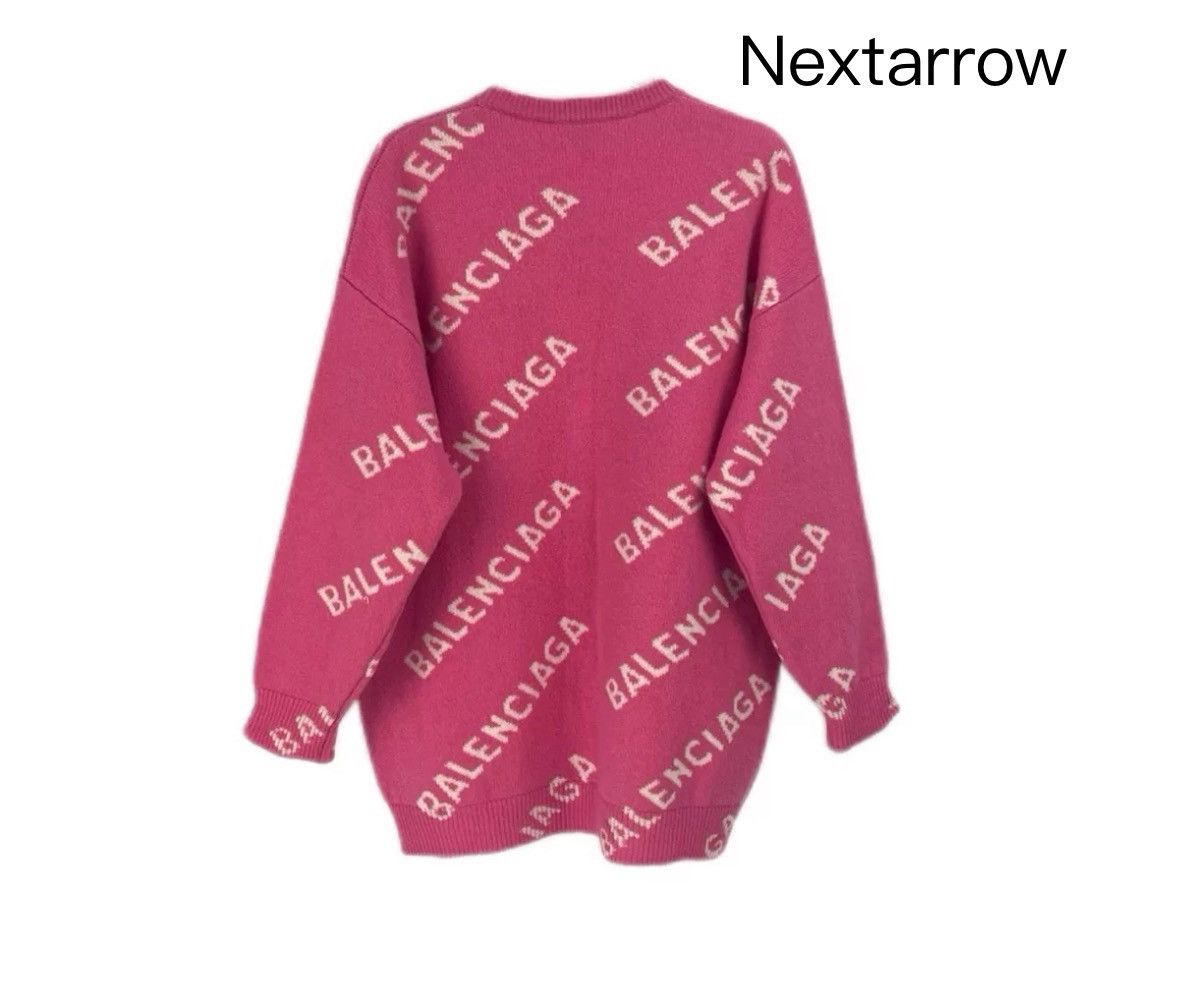 Balenciaga Balenciaga pink stretch knit cardigan sweater 2412-Nextarrow Size US S / EU 44-46 / 1 - 2 Thumbnail