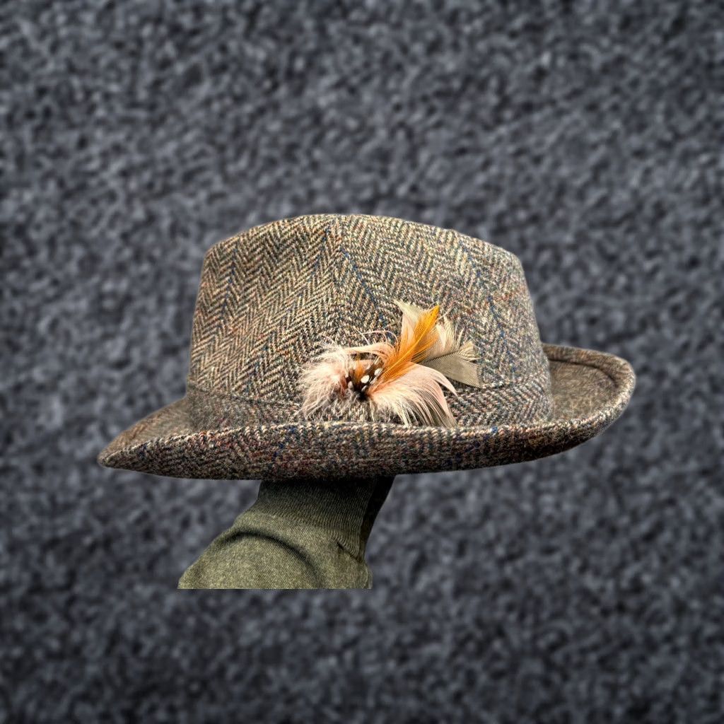 CO VINTAGE Dunn & CO Wool Fedora Hat Mens 7 1/4 Gray Fedora Men 7 1/4 Gray Size ONE SIZE - 1 Thumbnail