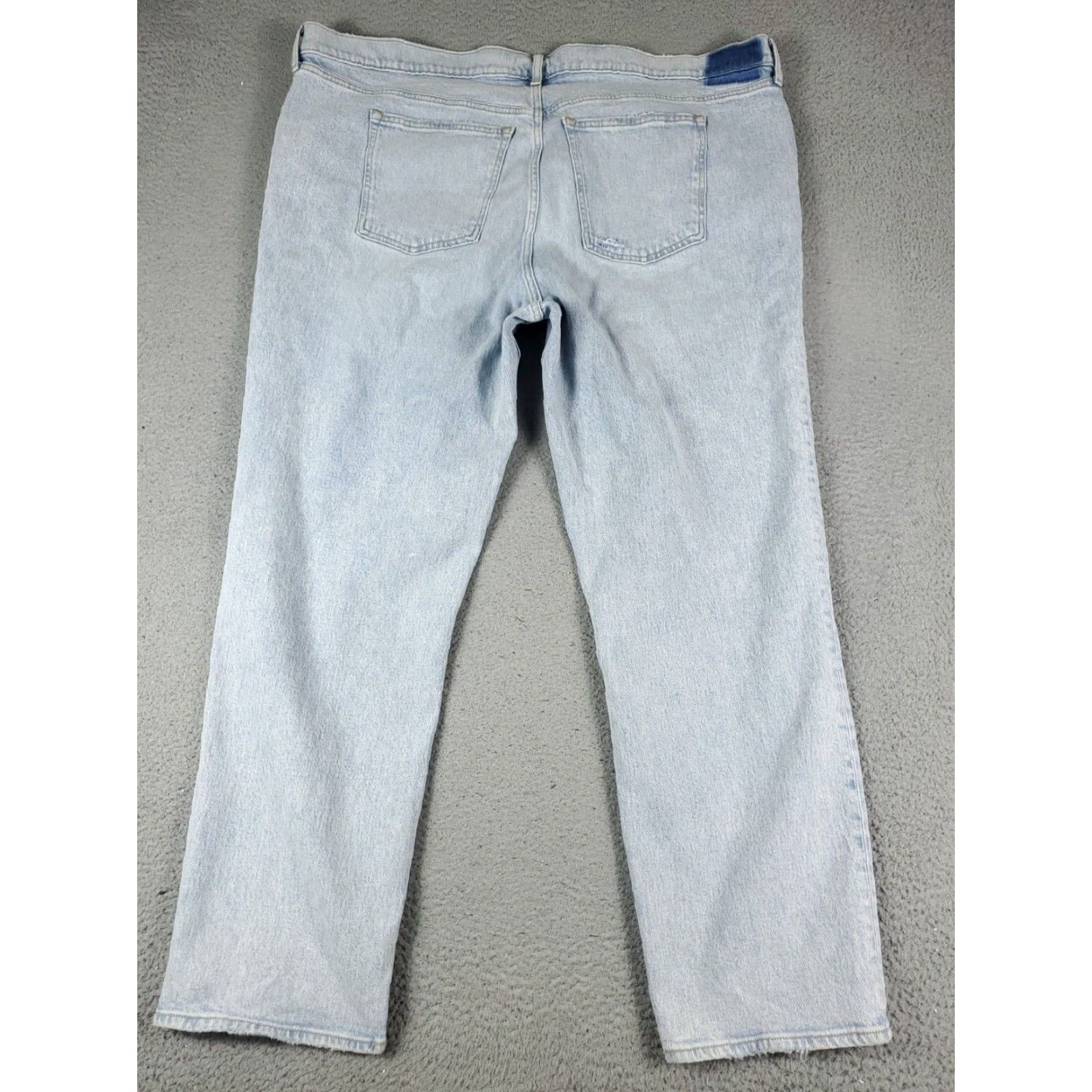 Abercrombie & Fitch Abercrombie & Fitch Jeans Womens Size 37 Blue Straight Leg Distressed Denim Pants Size 25" / US 0 / IT 36 - 6 Thumbnail