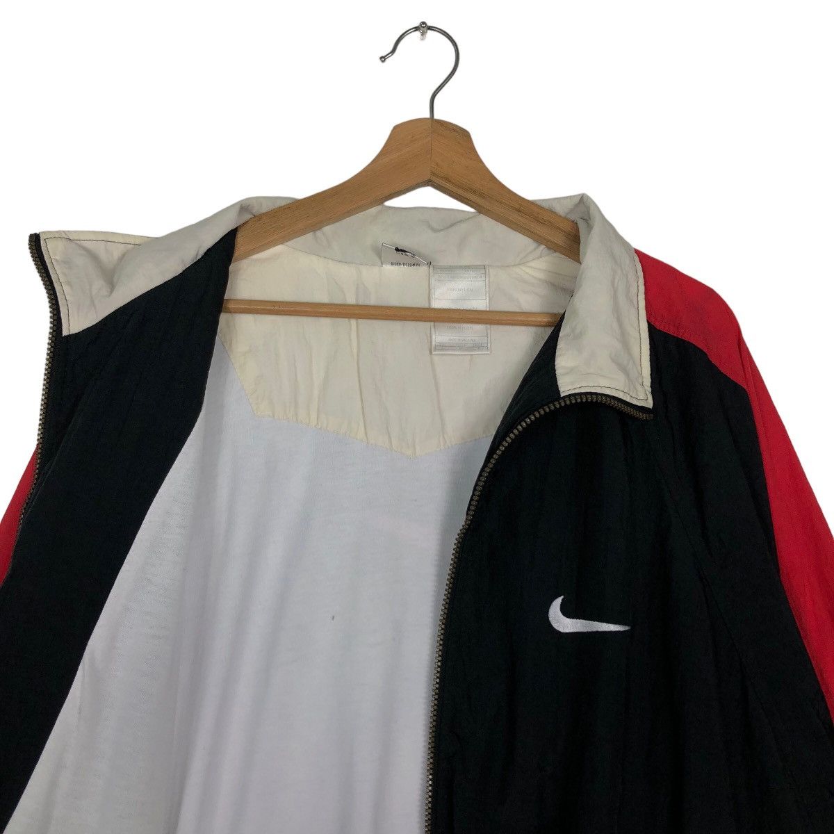 Nike 🔥90’s Vintage Nike Bomber Jacket Big Swoosh Design Size US L / EU 52-54 / 3 - 9 Thumbnail