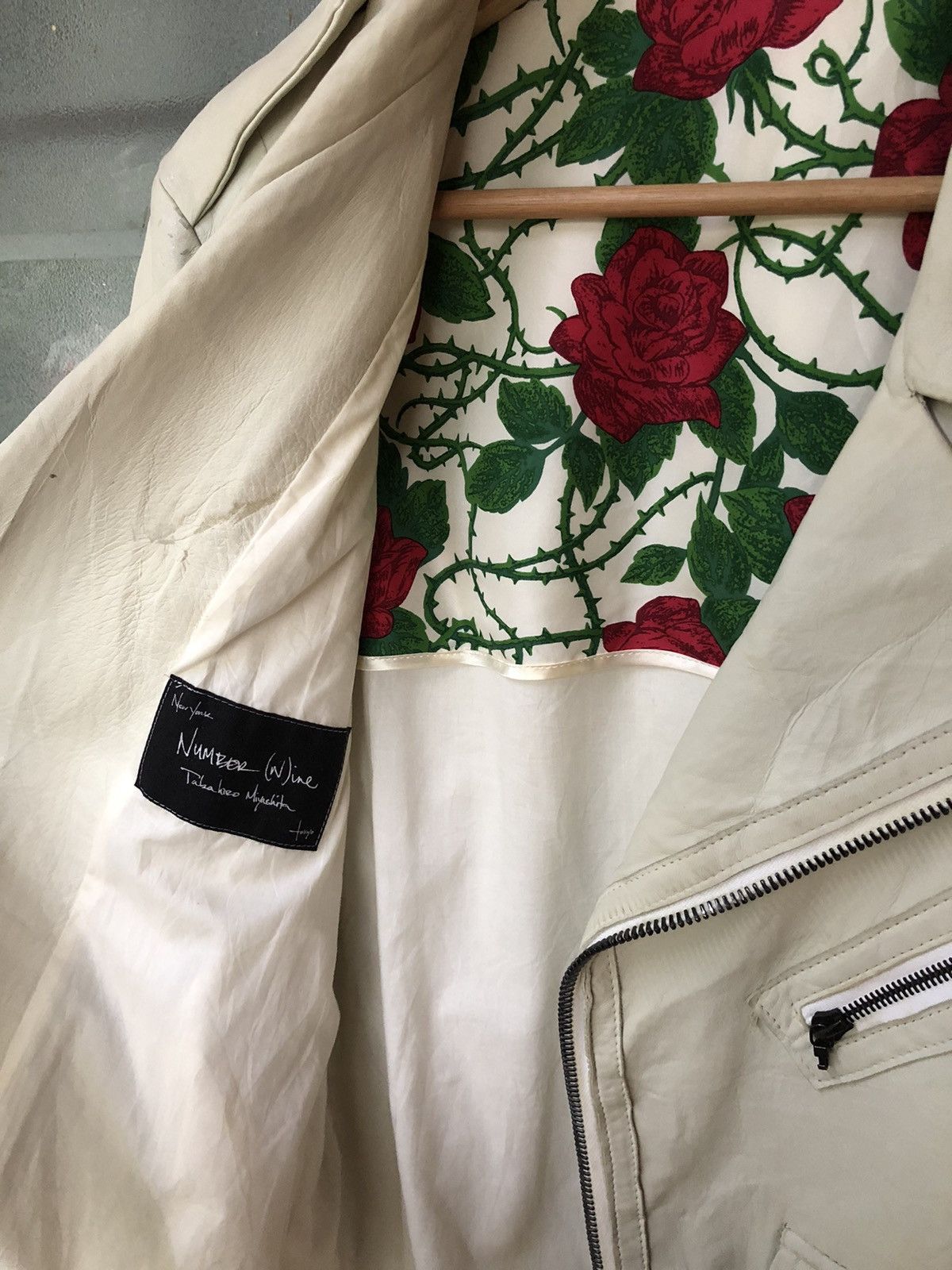 Number (N)ine Vtg 2006 S/S Number (N)ine Lambskin Leather Jacket Size US S / EU 44-46 / 1 - 15 Thumbnail