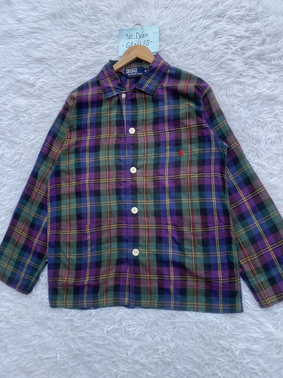 Polo Ralph Lauren Rare Polo Ralph Lauren Checkered Buttons Up Shirt Size US M / EU 48-50 / 2 - 3 Thumbnail