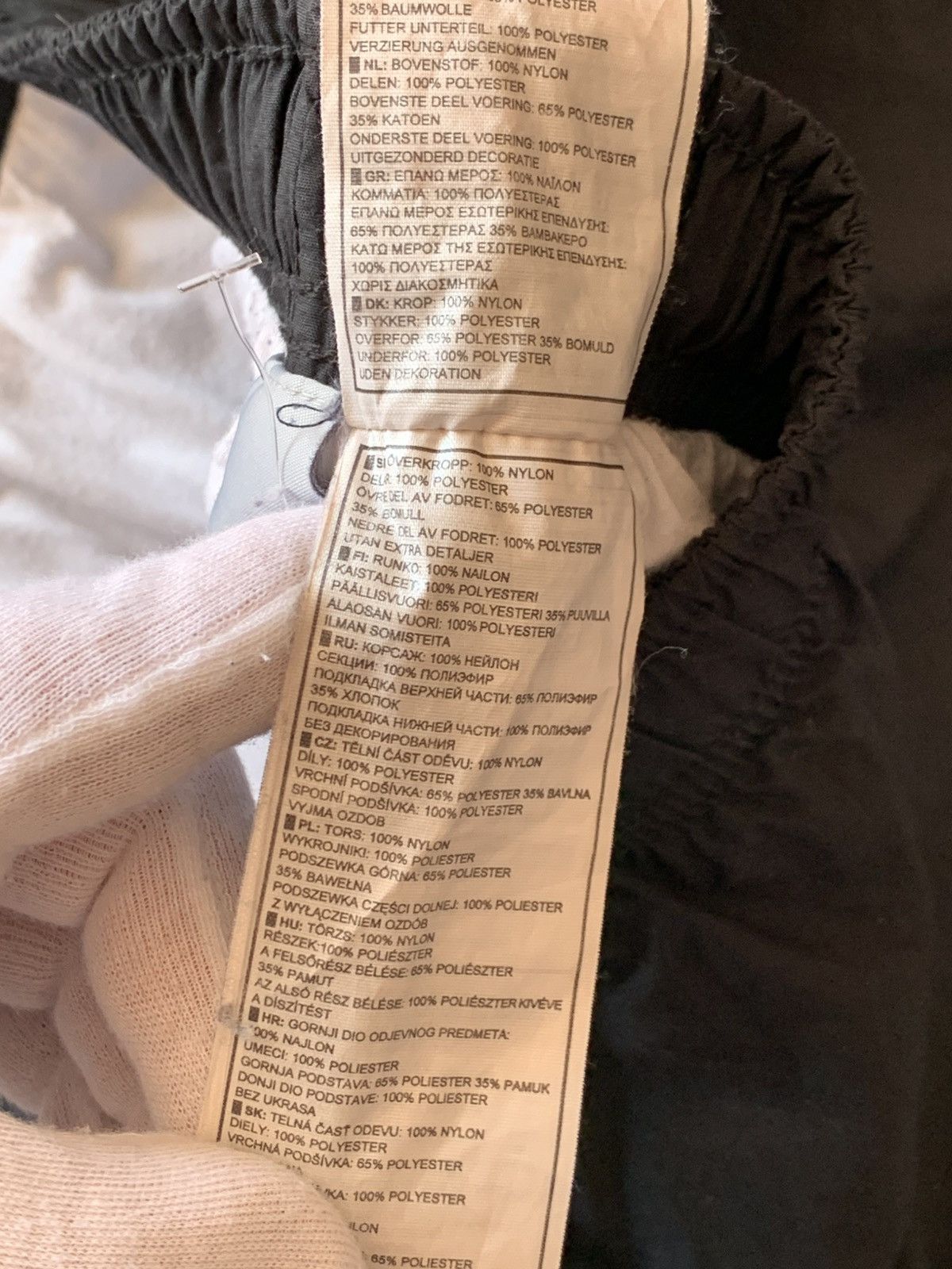 Nike × Vintage VTG Nike Nylon Drill Black Track Pants Mens Size XXL Size US 36 / EU 52 - 4 Thumbnail