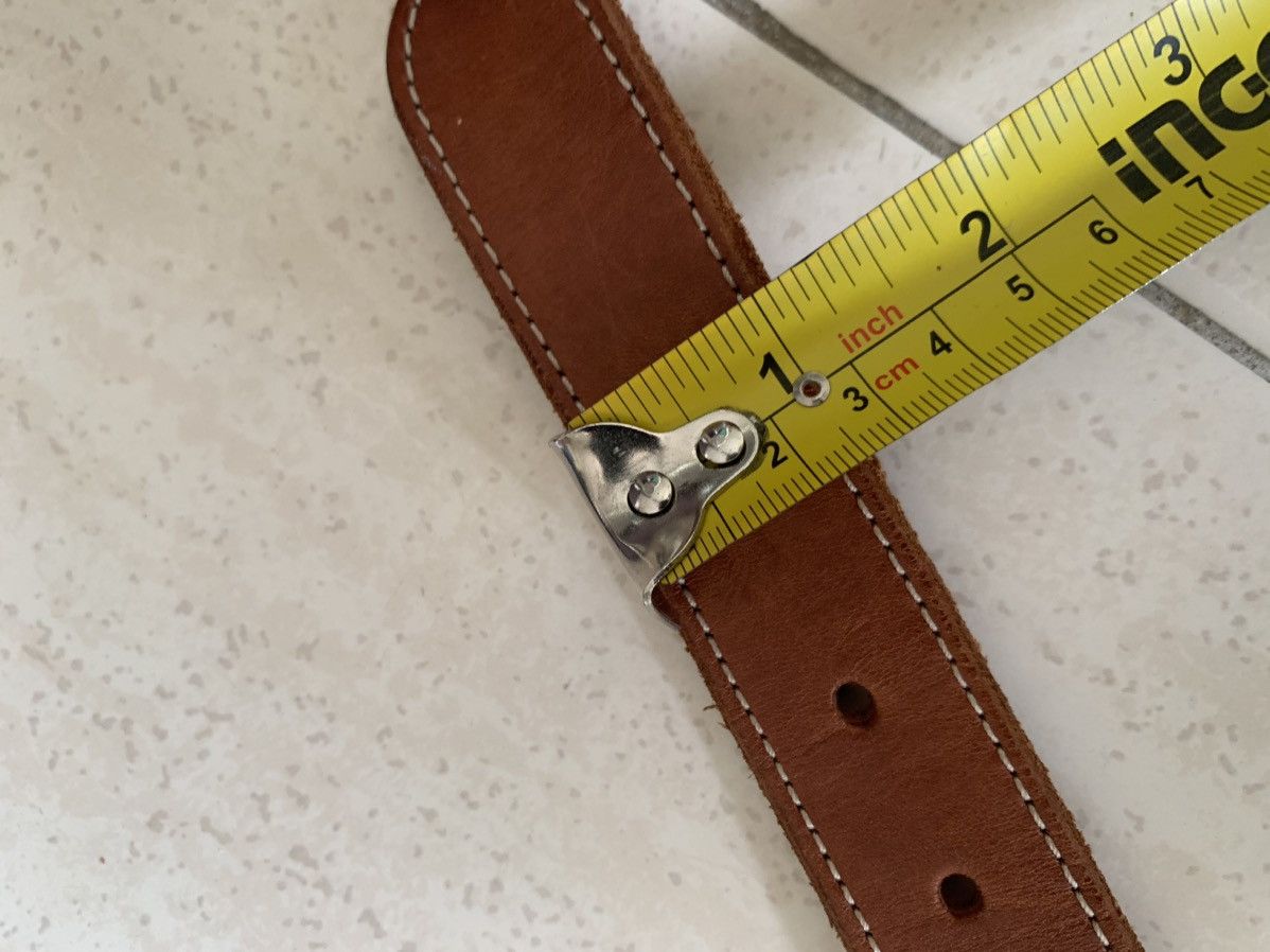 Vintage Vintage leather belt Size ONE SIZE - 7 Thumbnail