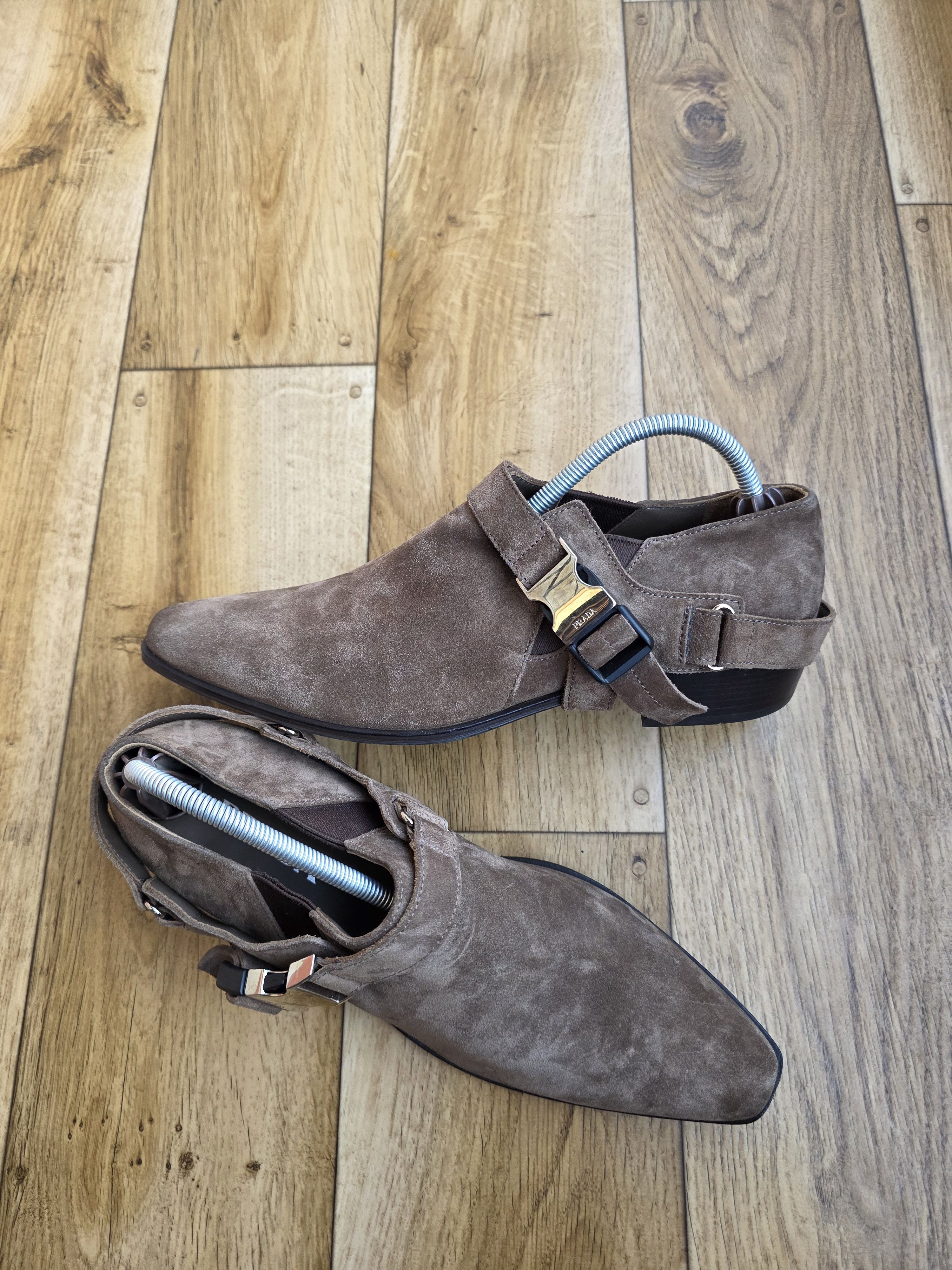 Prada Prada Brogue Buckle Logo Size US 7 / EU 40 - 1 Thumbnail
