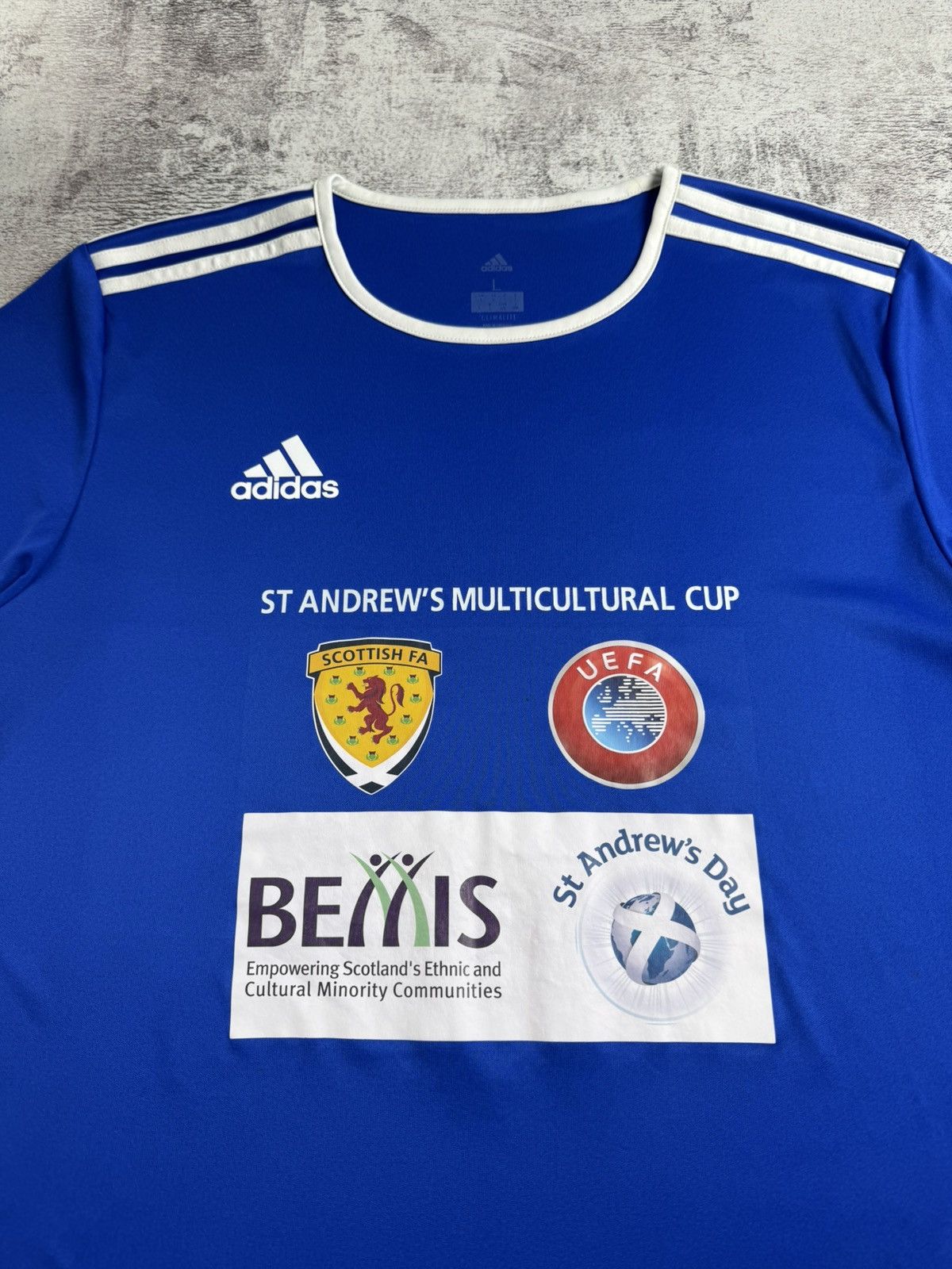 Adidas Scotland 2018/2019 St Andrew’s Multicultural Cup Soccer Football Jersey Shirt Size US L / EU 52-54 / 3 - 6 Thumbnail