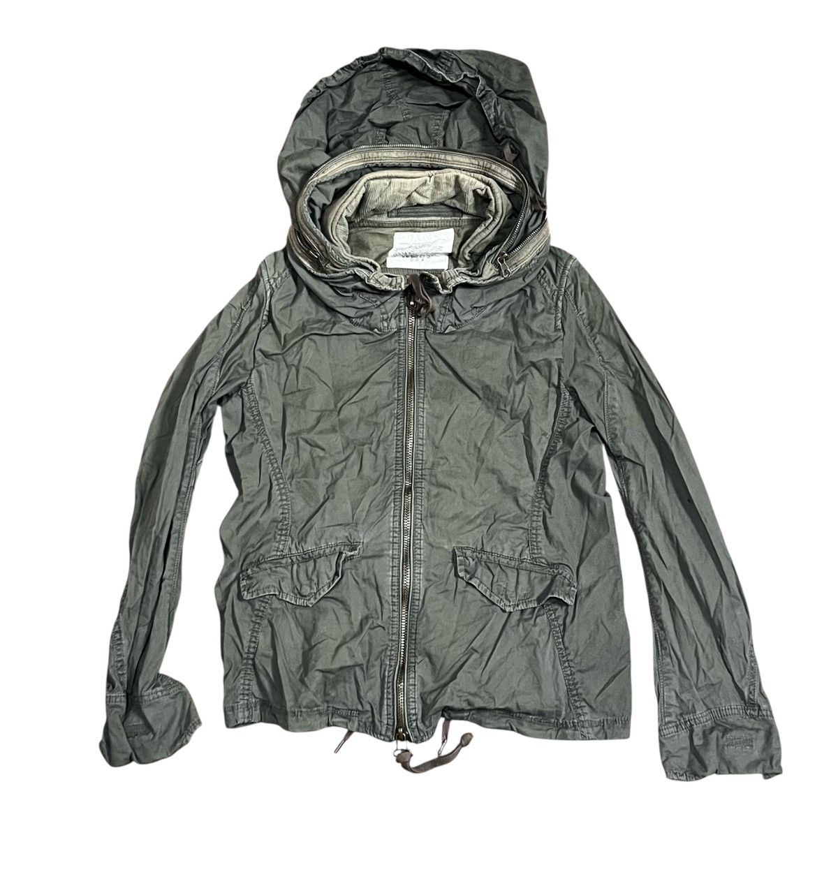 Vintage G.O.A bono packable hooded military jacket