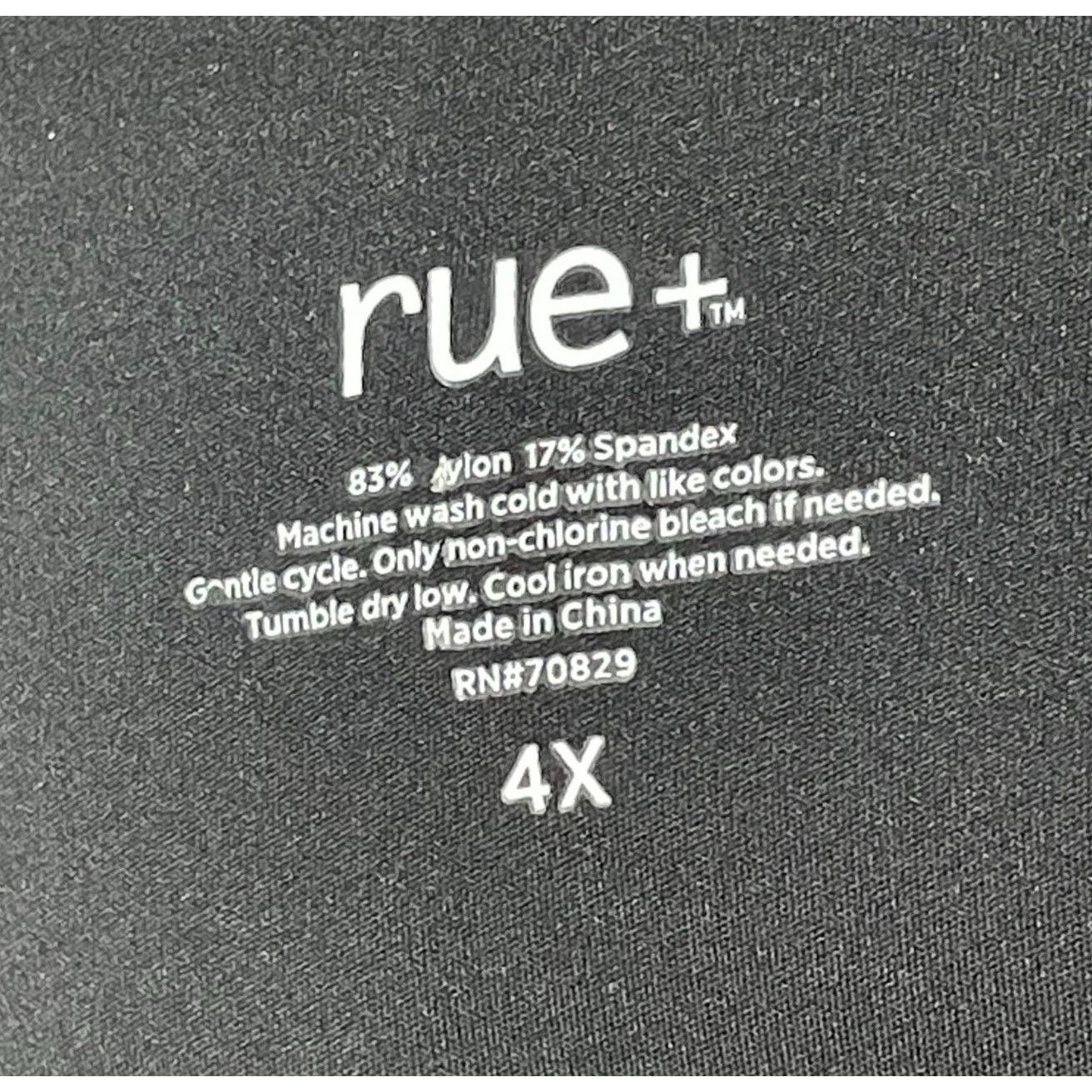Other Rue + - Women's Smooth Stretch Leggins - Black - 4X Size 40" / US 18 - 9 Thumbnail