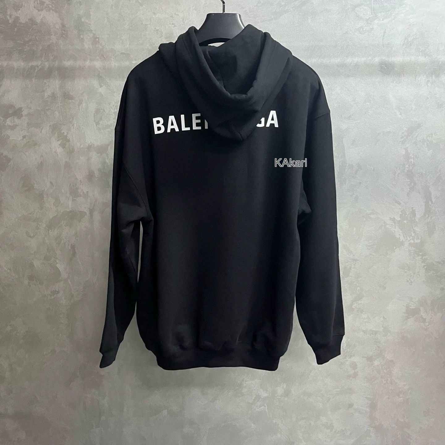 Balenciaga Balenciaga Black Logo Print Hoodie Size US S / EU 44-46 / 1 - 5 Thumbnail