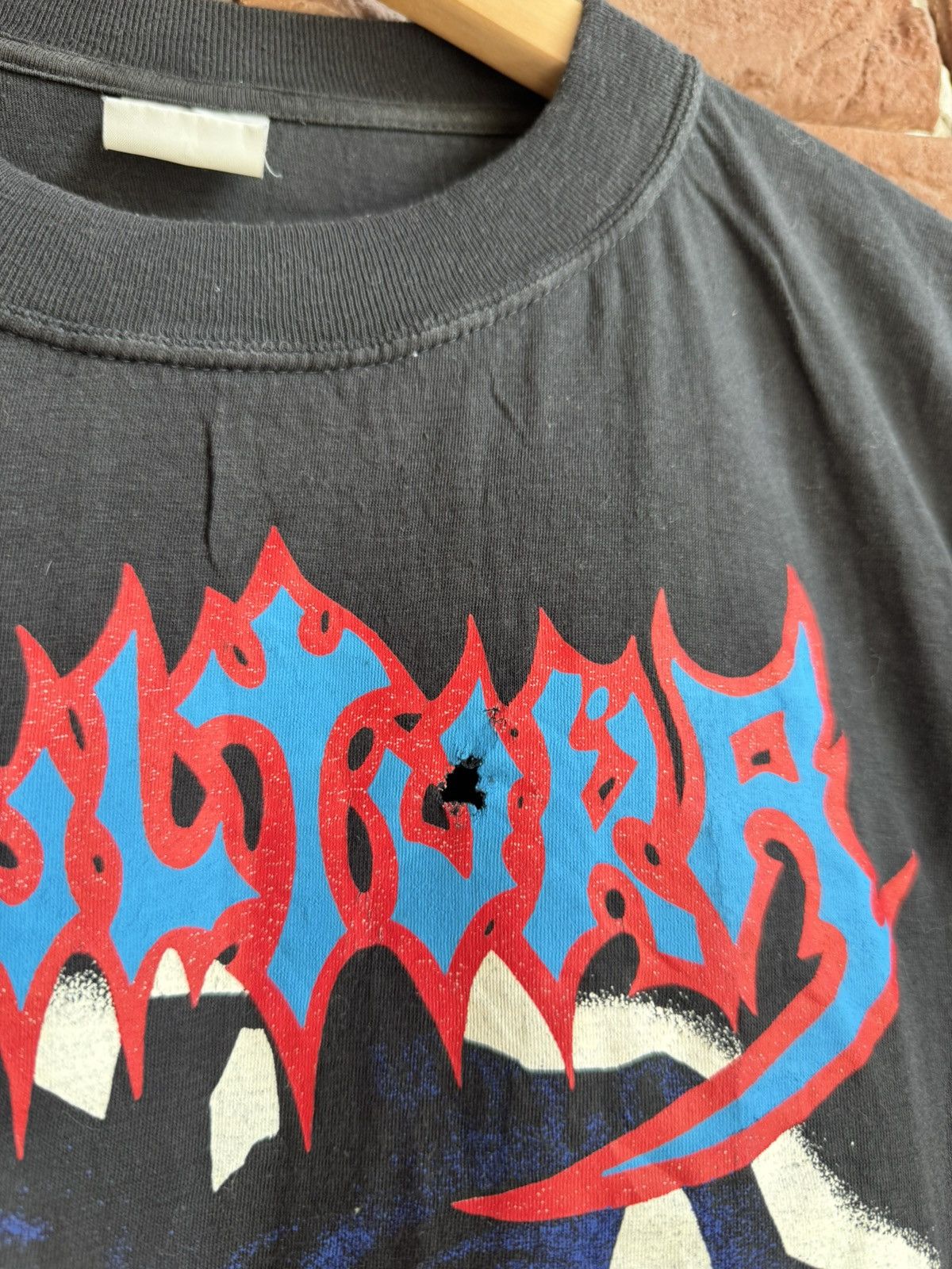 Band Tees Rare Vintage 90s Sepultura Schizophrenia Metal Band Tee Grai Size US XL / EU 56 / 4 - 3 Thumbnail