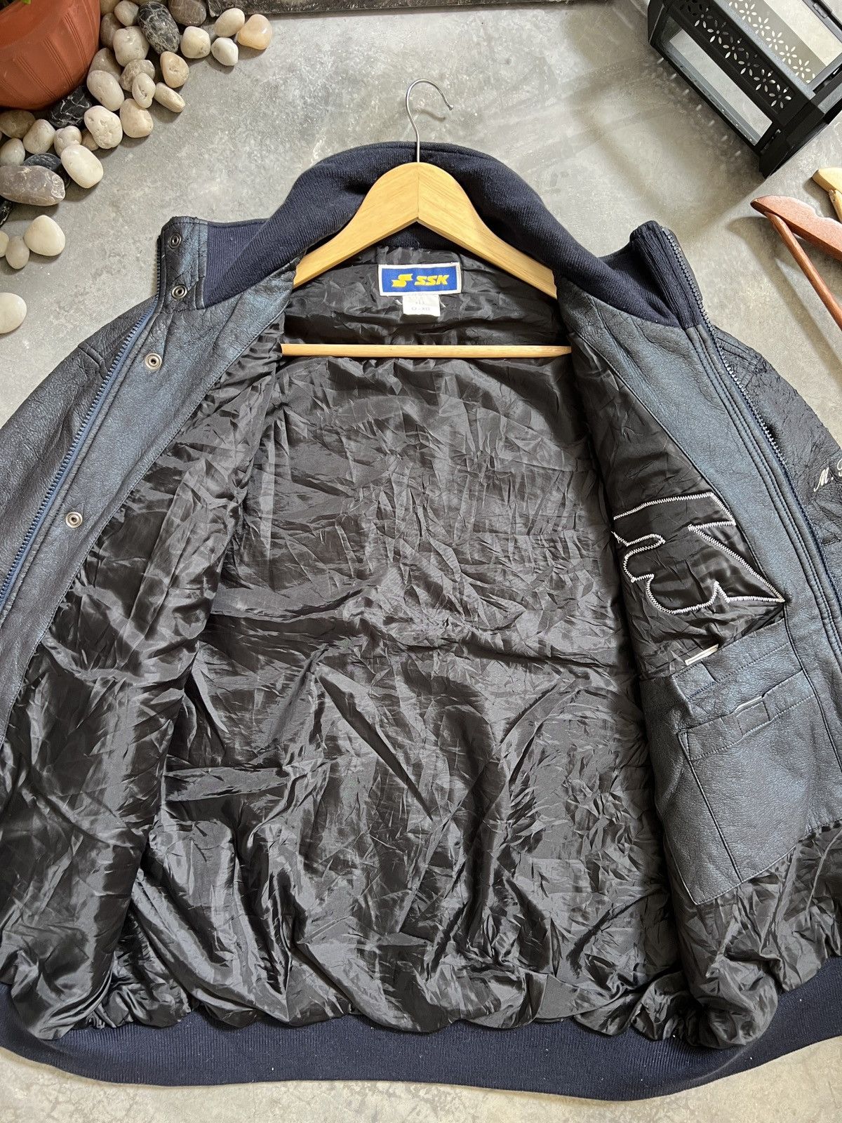 Japanese Brand Vintage 🖤 Japanese TS Streetwear Varsity Jacket Size US XL / EU 56 / 4 - 12 Thumbnail