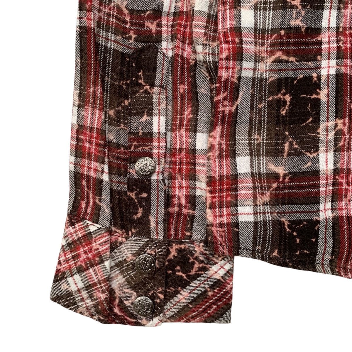 If Six Was Nine In The Attic Embroidered Flanel Shirt ifsix gothic Style Size US L / EU 52-54 / 3 - 9 Thumbnail