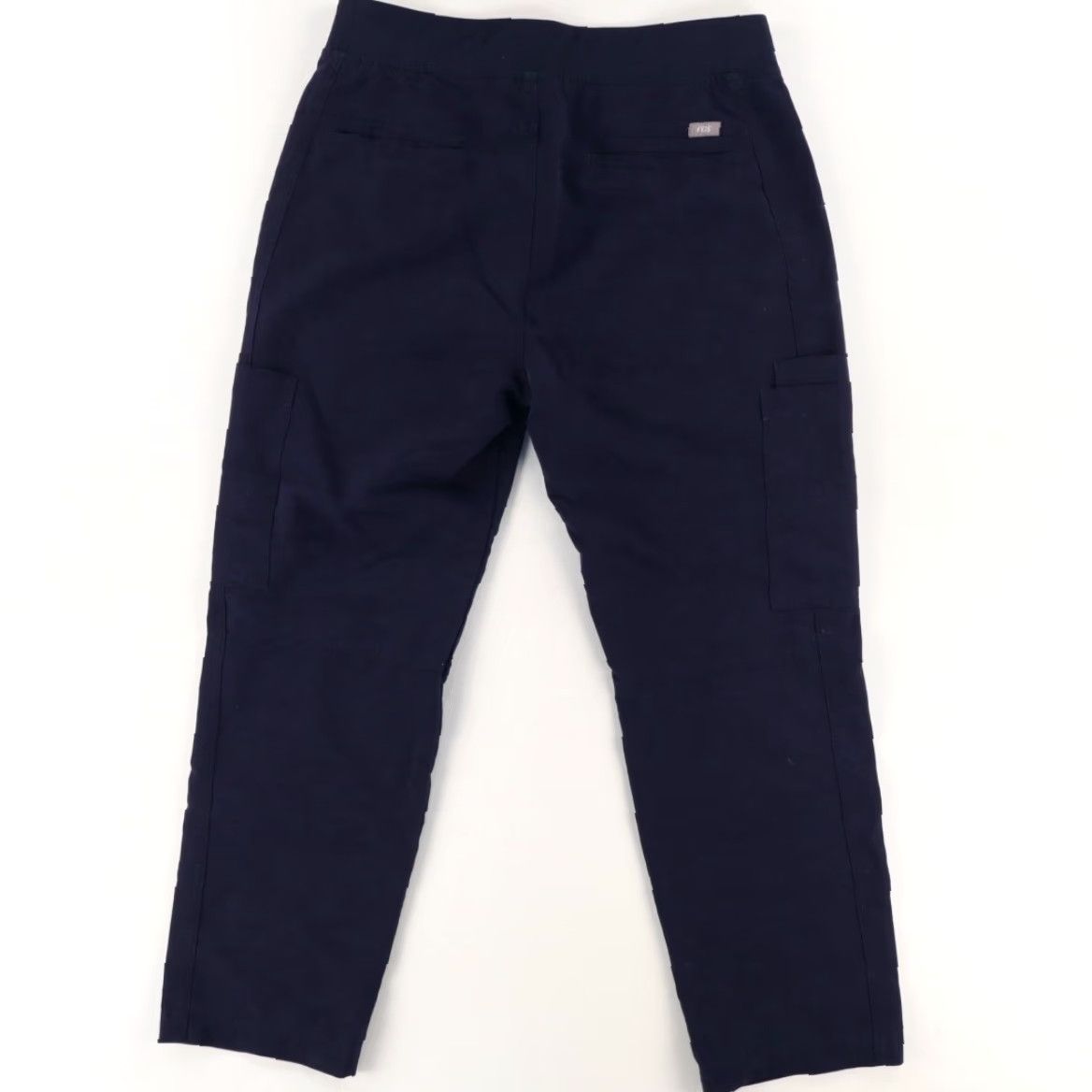 Vintage Figs Stretch Axim Scrub Polyester Woven Cargo Navy Women's MS Cargo Pants Size 32" / US 10 / IT 46 - 4 Thumbnail