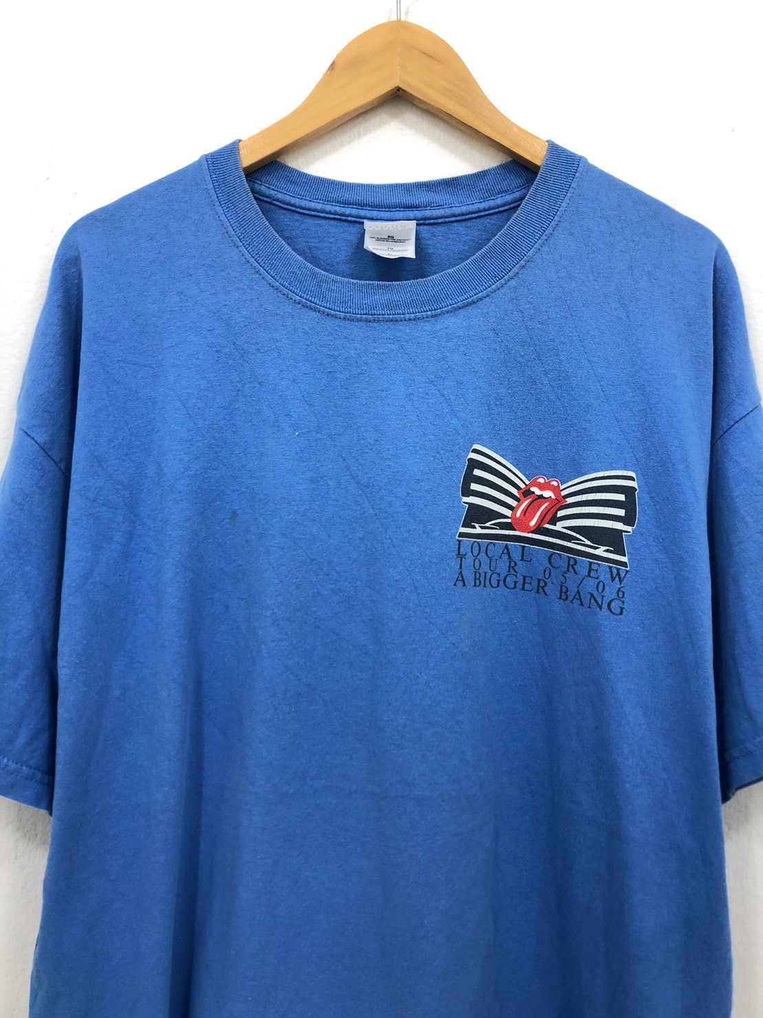 Band Tees × Vintage Vintage 00's Rolling Stones shirt Tour A Bigger Bang wts01 Size US XL / EU 56 / 4 - 1 Thumbnail