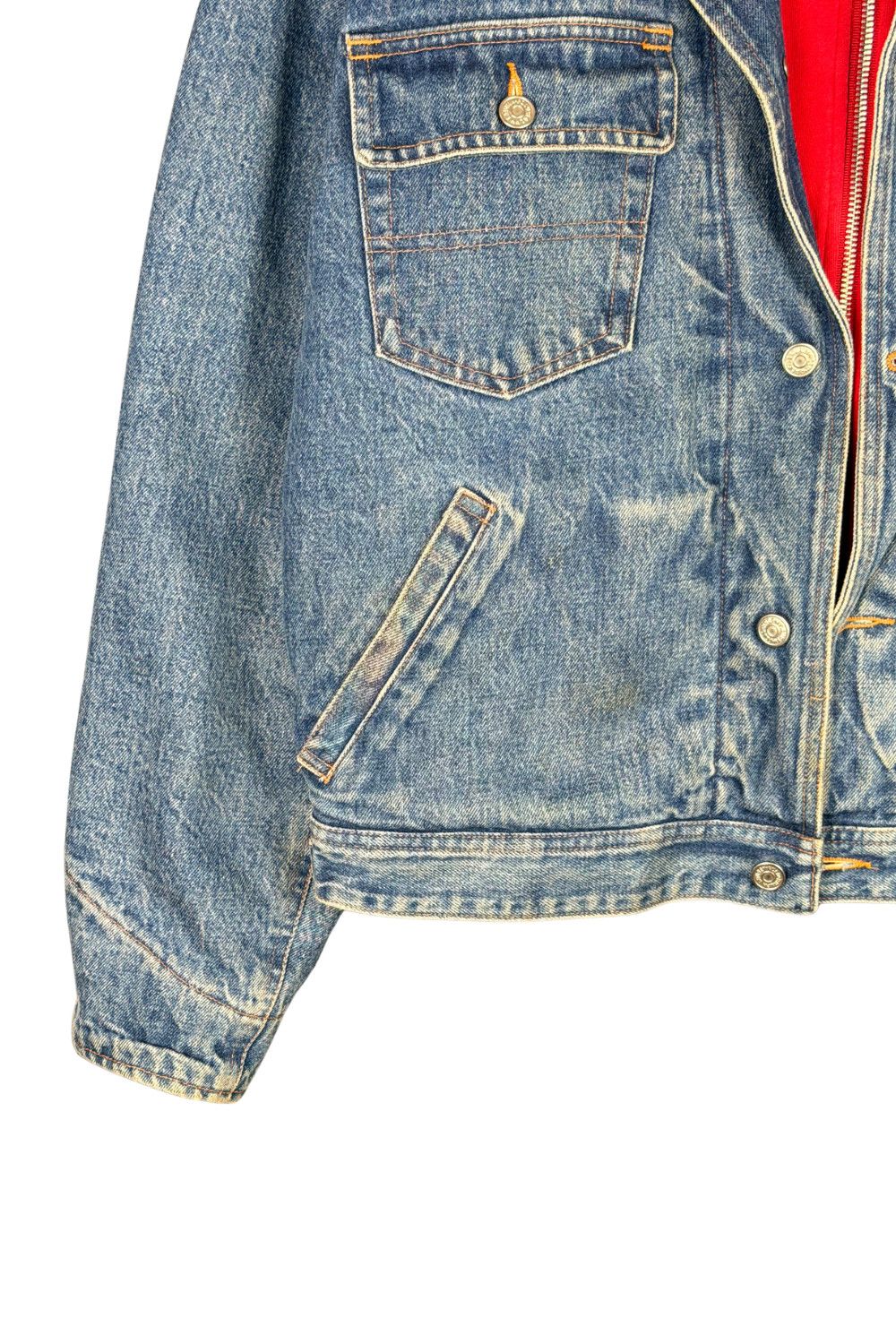 Polo Ralph Lauren 1990 Polo Country Ralph Lauren Made in USA Hooded Denim Size US XL / EU 56 / 4 - 7 Thumbnail