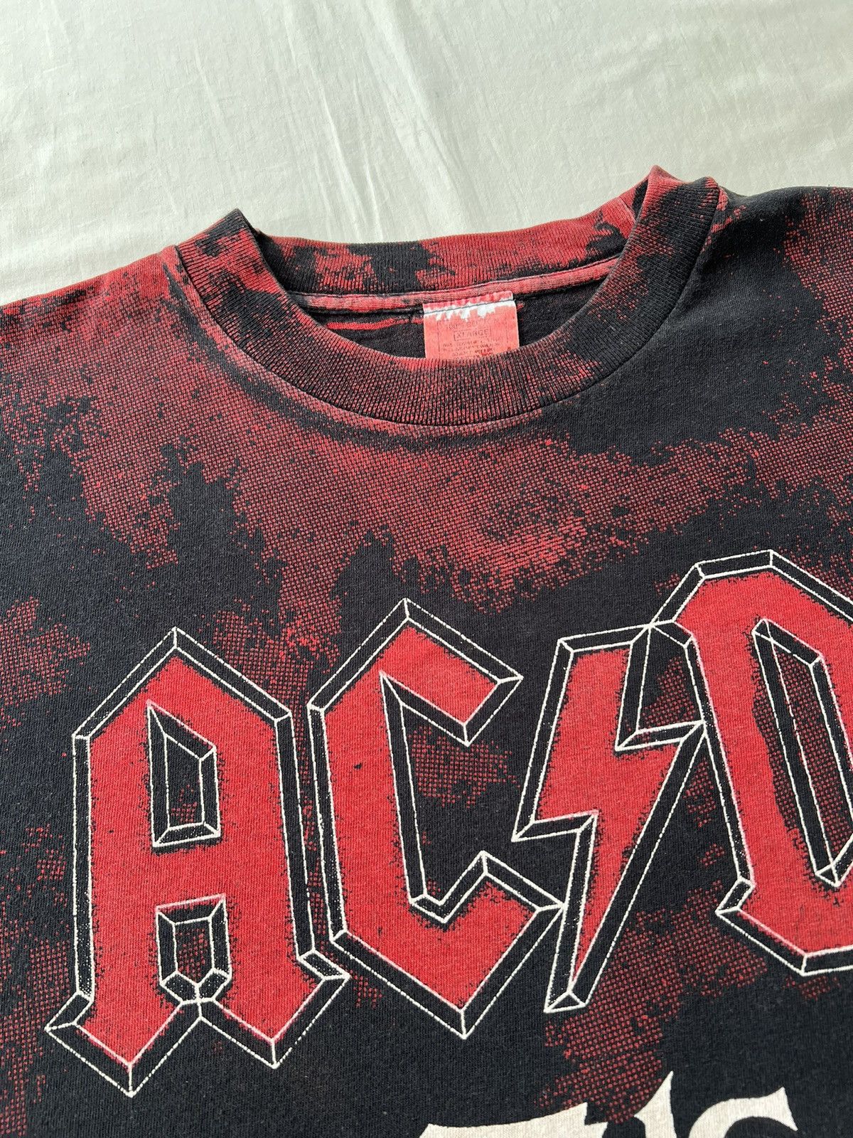 Band Tees Vintage 1990 AC/DC ACDC The Razors Edge AOP T-shirt Size US XL / EU 56 / 4 - 4 Thumbnail