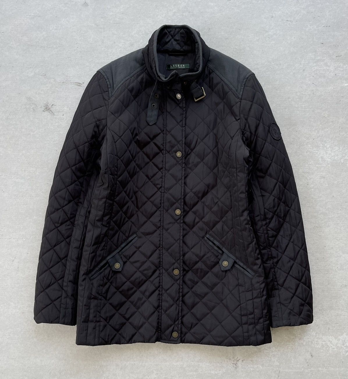 Polo Ralph Lauren Ralph Lauren Black Full-Prints Lining Quilted Jacket Size US S / EU 44-46 / 1 - 3 Thumbnail