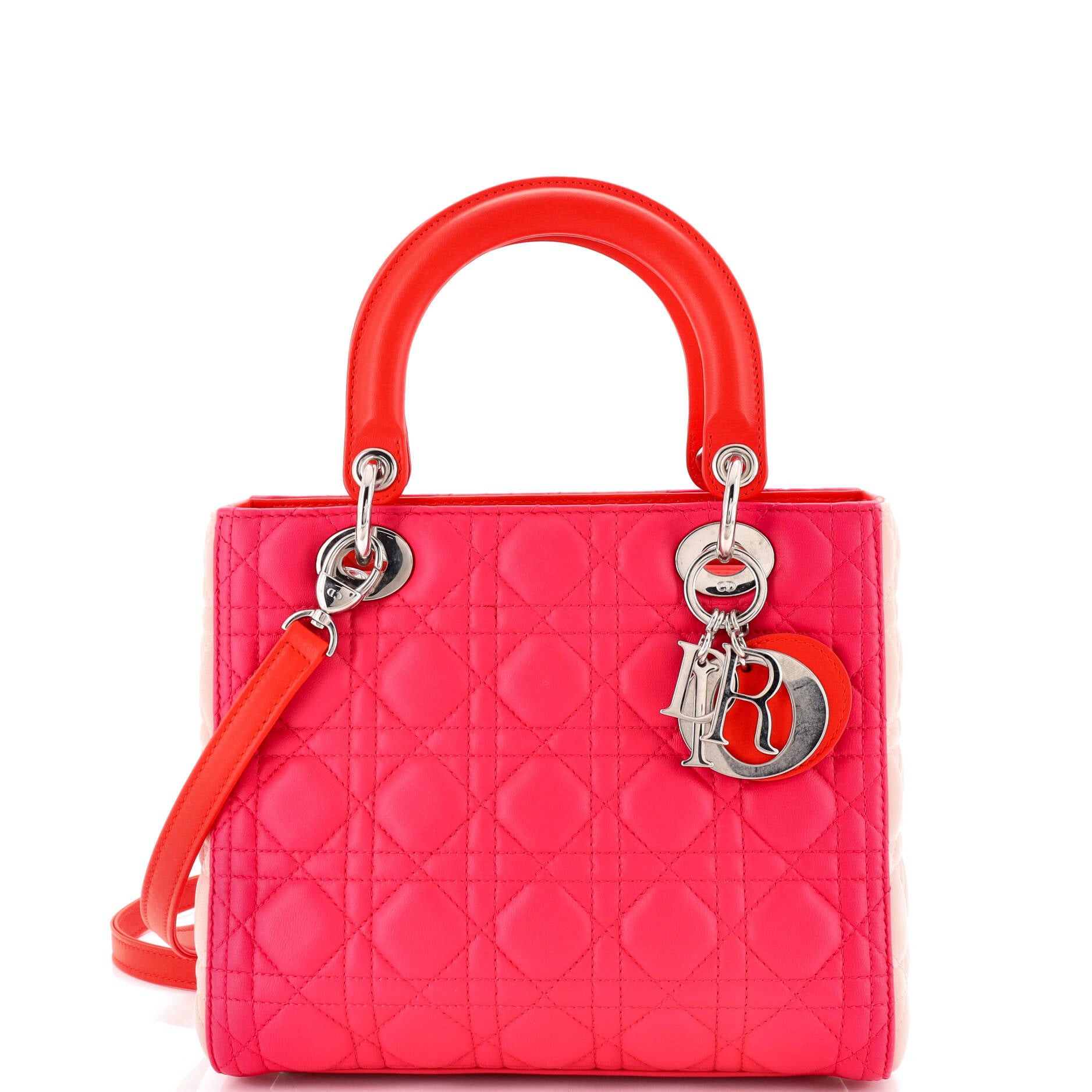 Dior Tricolor Lady Dior Bag Size ONE SIZE - 1 Thumbnail