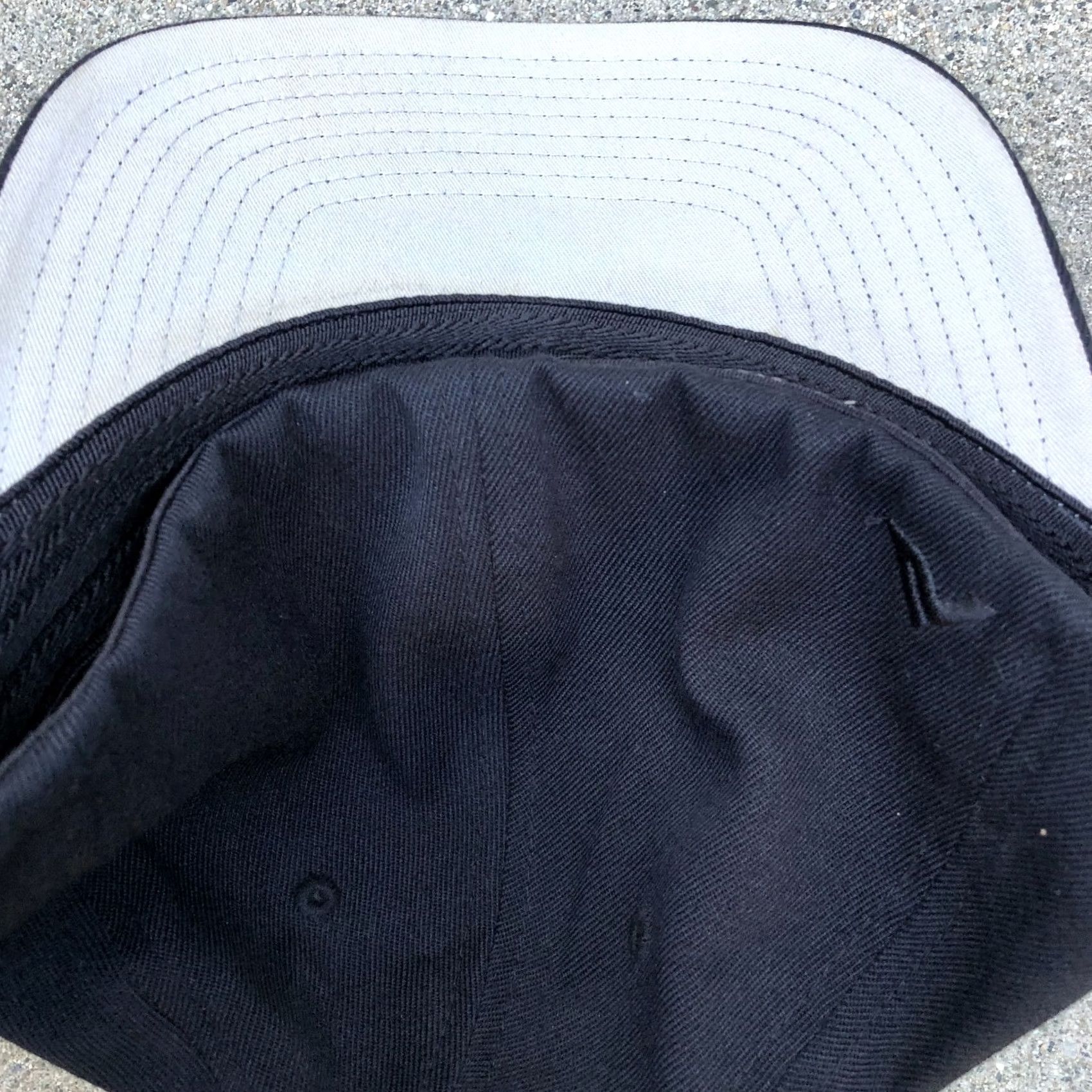 Vintage PACIFIC HEADGEAR Hanford High School Bullpups Hat Men's L/XL Black Fitted Cap Size ONE SIZE - 3 Thumbnail