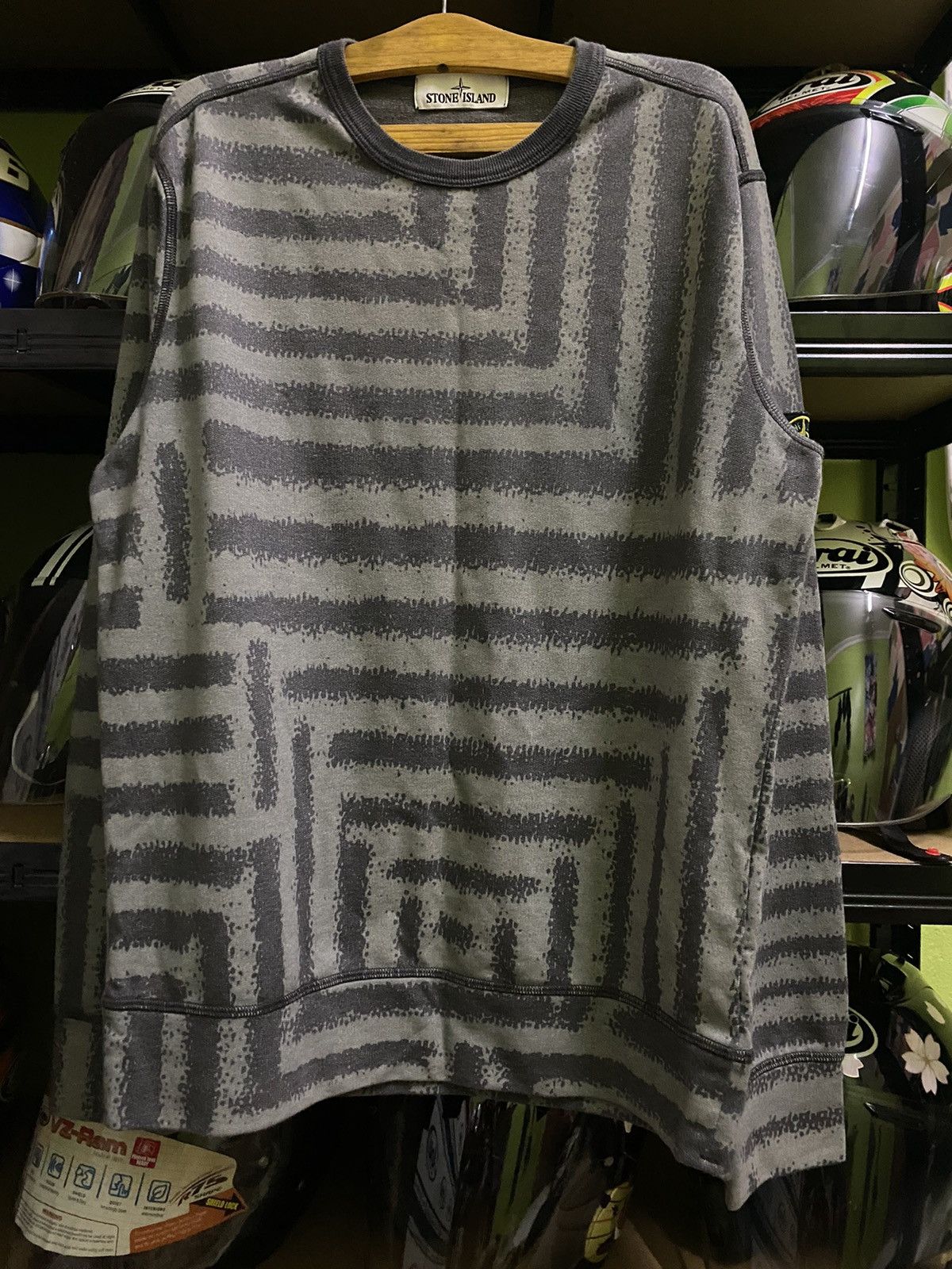 Stone Island × Vintage Stone Island Diesel Dazzle Sweatshirt Size US L / EU 52-54 / 3 - 1 Thumbnail