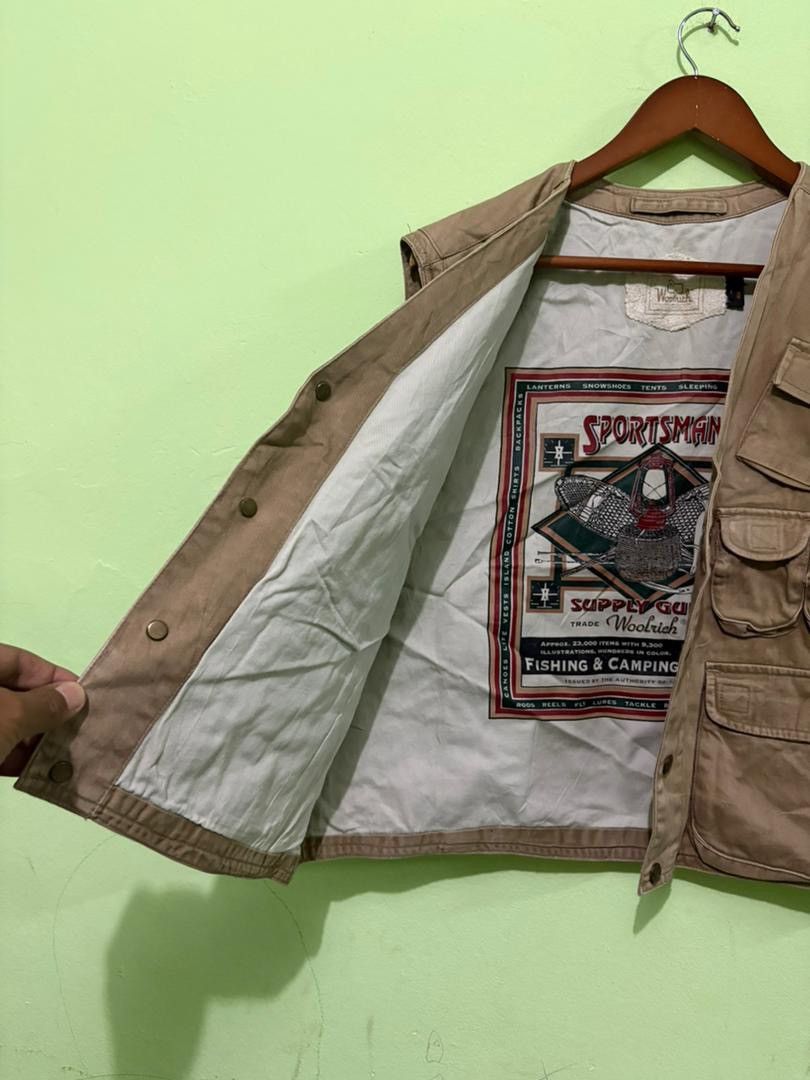 Woolrich Woolen Mills Vtg Woolrich Tactical Hunting Vest Multi Pocket Design Size US L / EU 52-54 / 3 - 4 Thumbnail