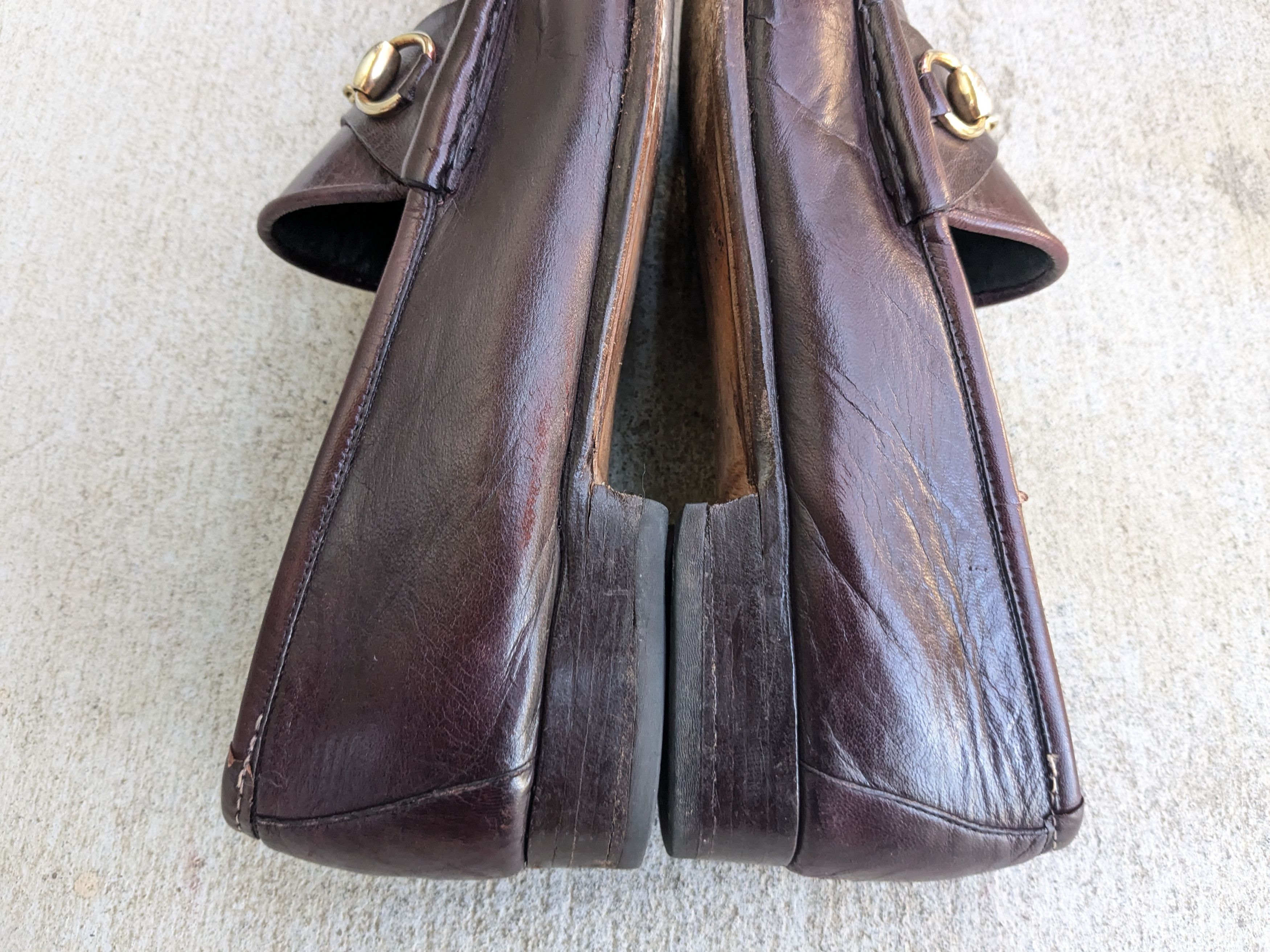 Gucci × Tom Ford Gucci Horsebit Loafers Burgundy 11 Narrow Leather Italy Slip Size US 11 / EU 44 - 13 Thumbnail