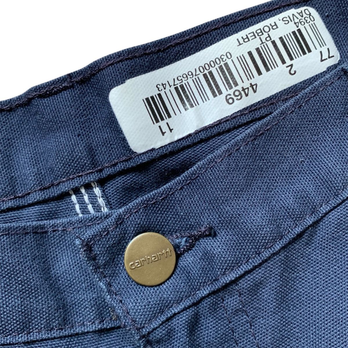 Carhartt Vintage Carhartt Navy Carpenter Dungaree Fit Pants 34x30 Size US 34 / EU 50 - 6 Thumbnail