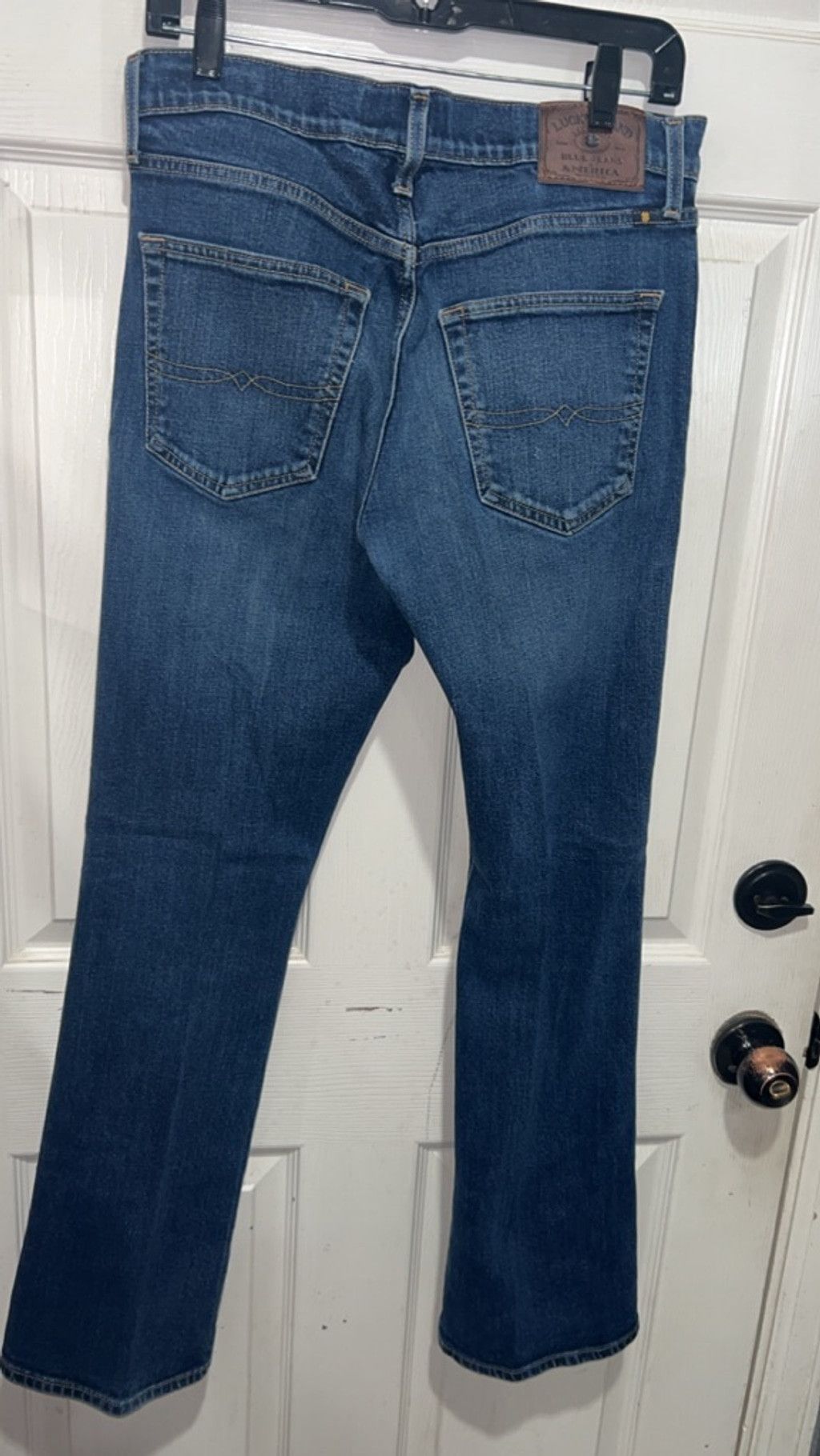 Lucky Brand Men's Lucky Brand Blue Bootcut Jeans Waist 31 Size US 31 - 4 Thumbnail