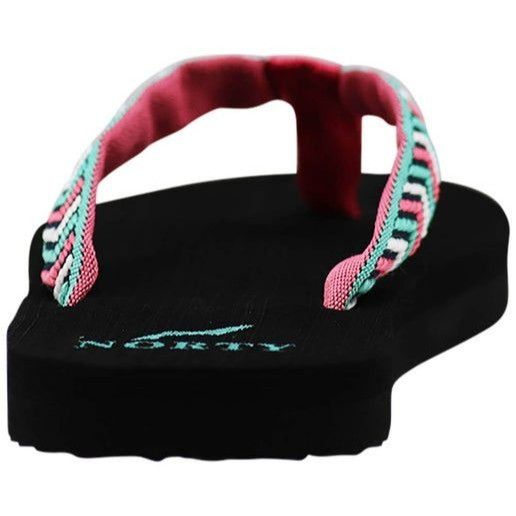 Other Norty Womens Black Chevron Flip Flop Sandals Size 6 With Red Size US 6 / IT 36 - 4 Thumbnail
