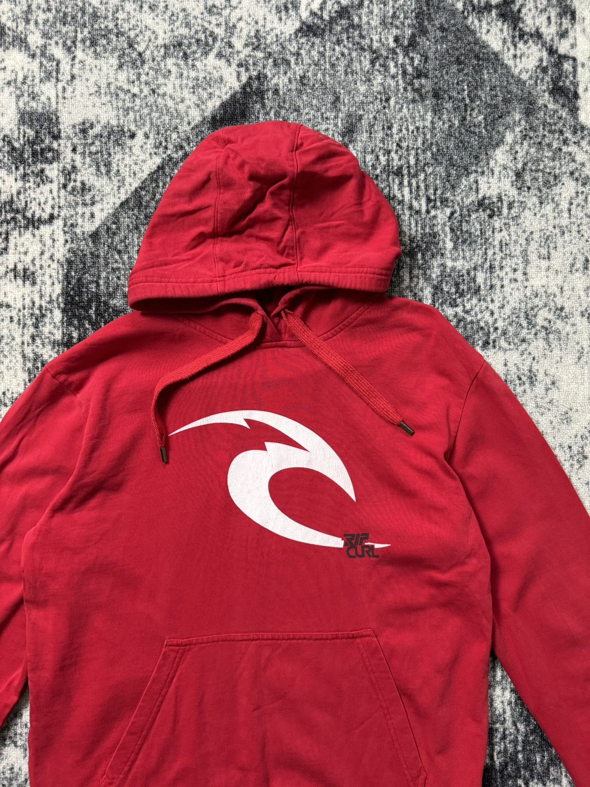 Rip Curl Vintage Rip Curl Hoodie Red LIVE THE SEARCH Y2K Skate 90s Size US M / EU 48-50 / 2 - 2 Thumbnail
