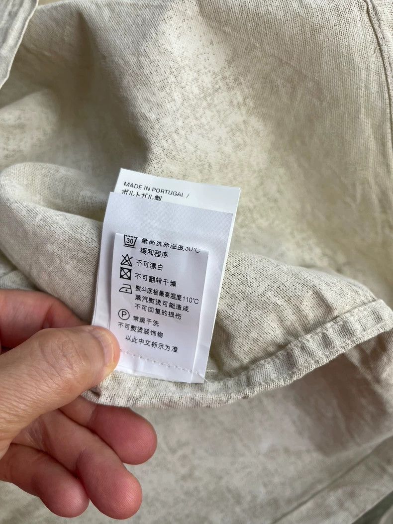 Our Legacy Our LegacyShort-sleeved cotton-linen shirt Size US S / EU 44-46 / 1 - 8 Thumbnail