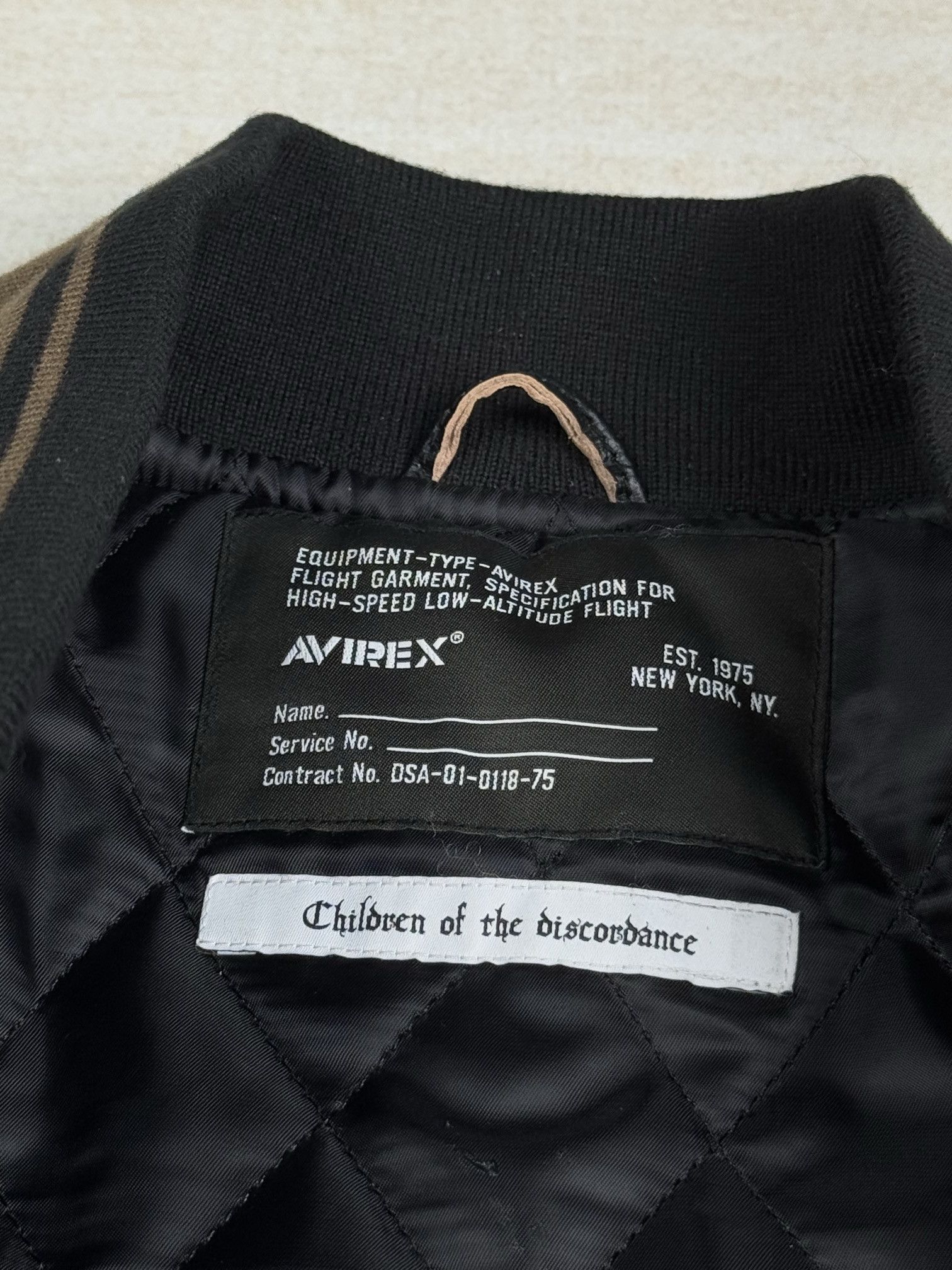 Avirex avirex x children of the discordance varsity leather jacket Size US M / EU 48-50 / 2 - 6 Thumbnail