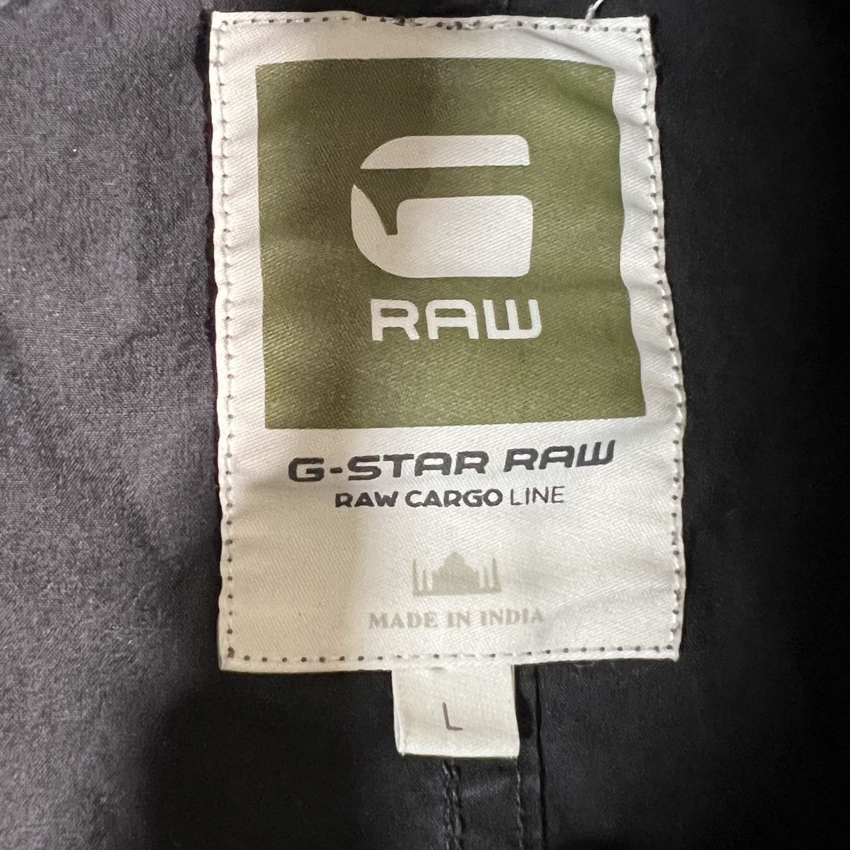 G-Star G STAR RAW Cargo Line Black Long Sleeve Button Up Shirt Size US L / EU 52-54 / 3 - 4 Thumbnail