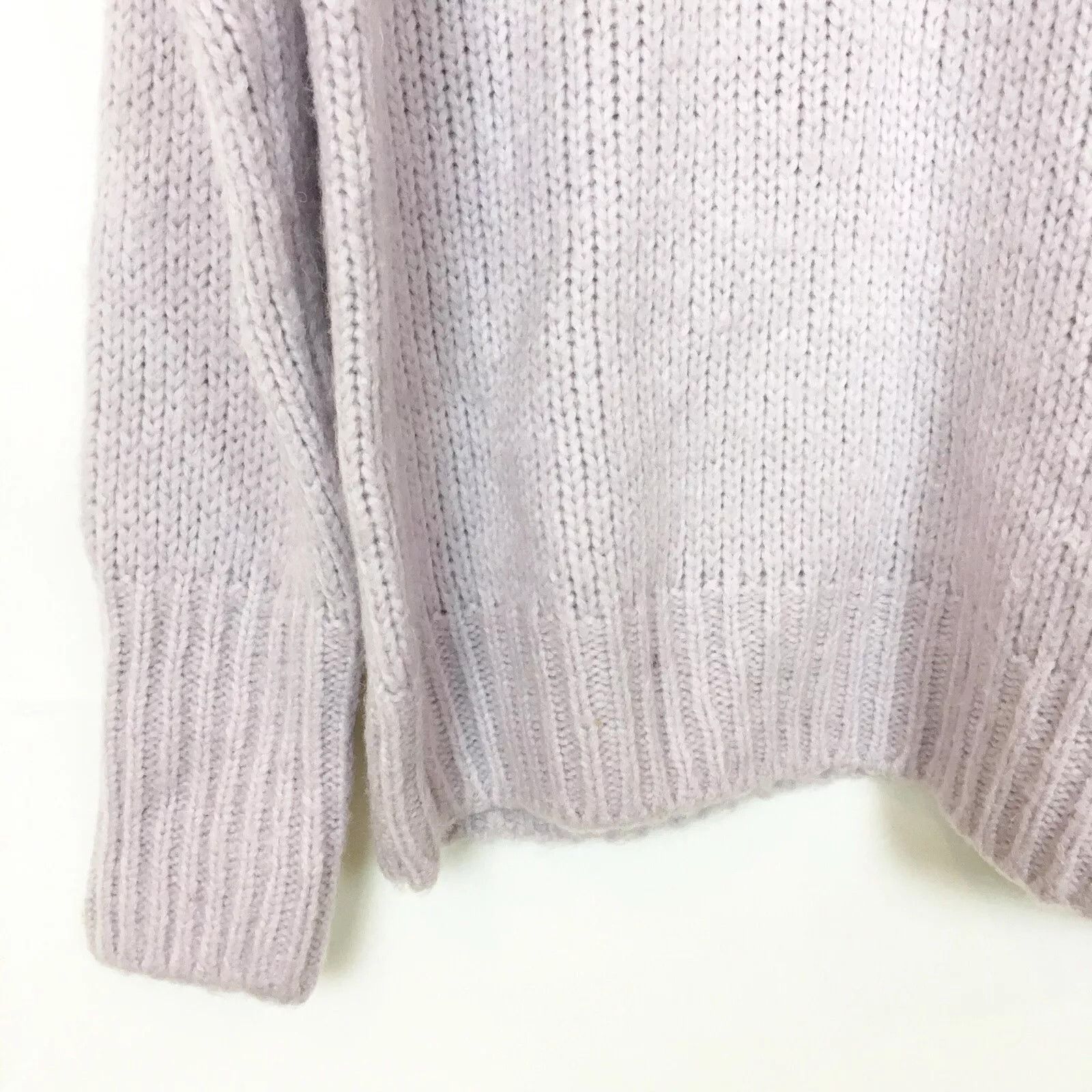 Sanctuary ANTHROPOLOGIE Women's Lilac Telluride Knit Sweater Sz XS Size XS / US 0-2 / IT 36-38 - 5 Thumbnail