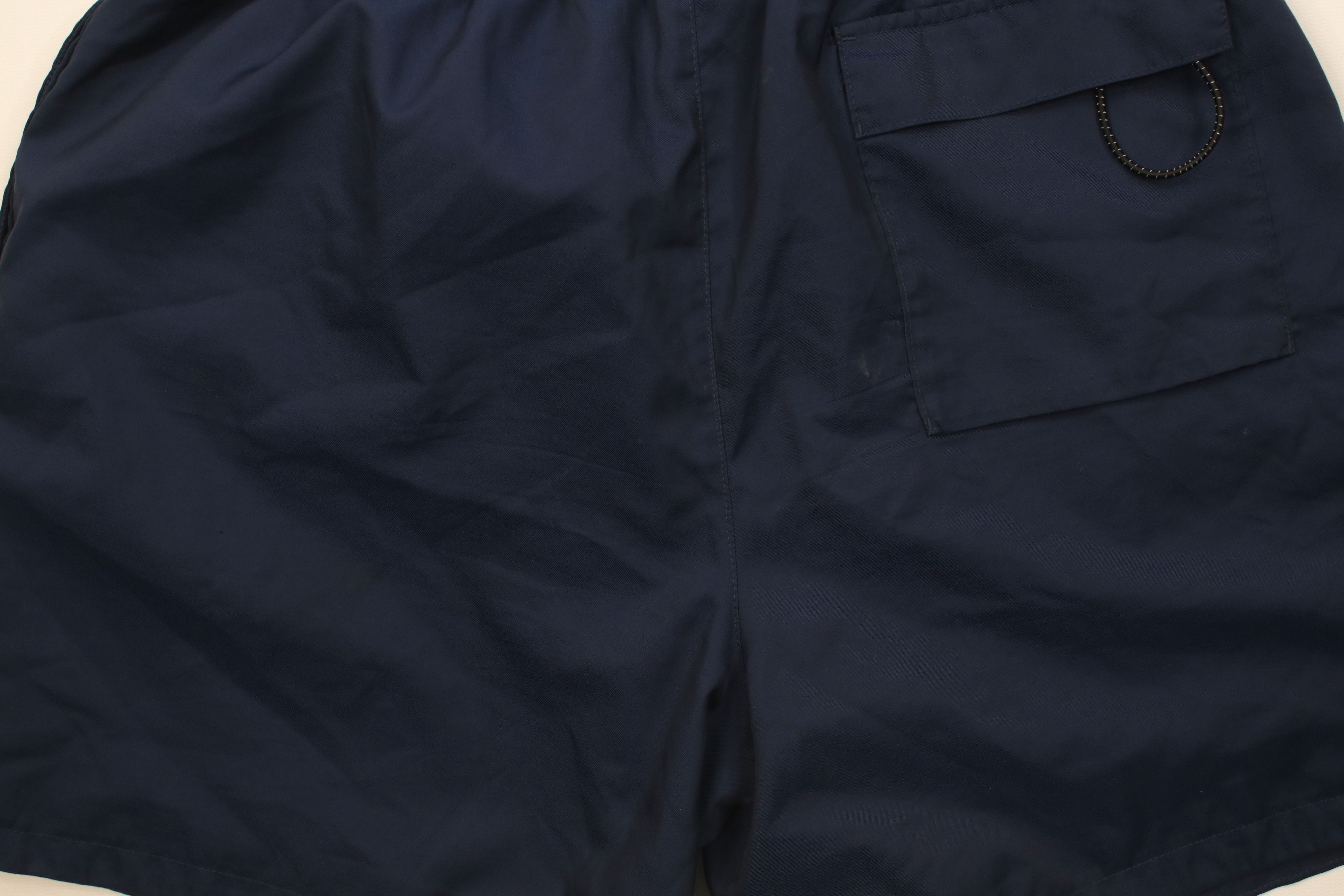 Nike Vintage Y2K Nike Above Knee Windbreaker Shorts Navy Blue Size US 32 / EU 48 - 11 Thumbnail