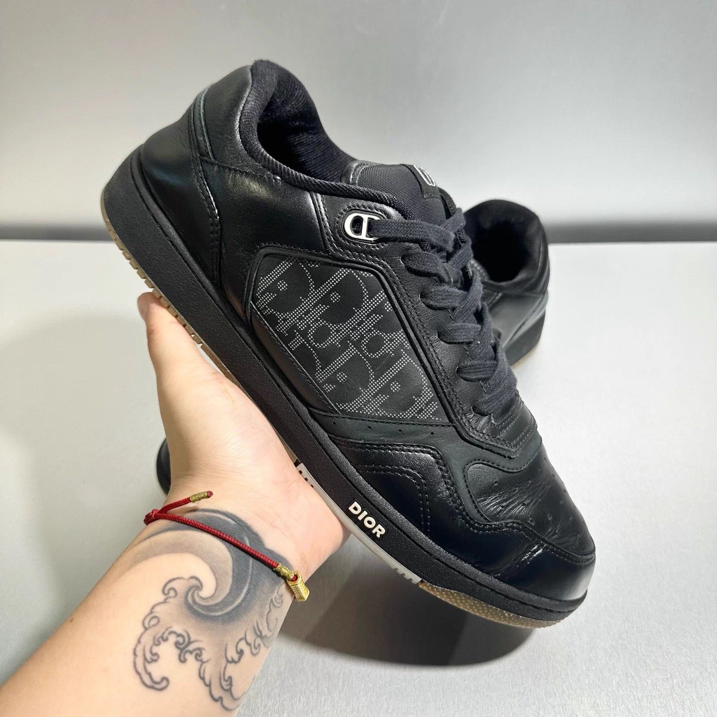 Dior Dior B27 Black Oblique Sneaker 45 Size US 12 / EU 45 - 8 Thumbnail