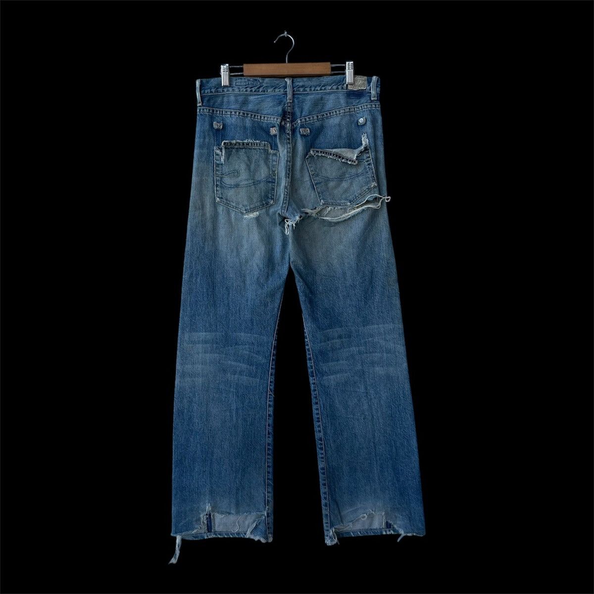 Chip & Pepper Archival Chip & Pepper Destroyed Boro Denim Jeans Size US 31 - 2 Thumbnail