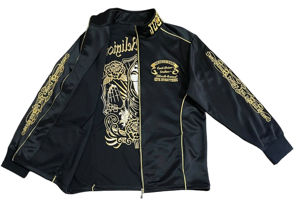 Affliction × Japanese Brand × Vintage CDS Jeans Embroidered Track Jacket Size US XL / EU 56 / 4 - 8 Thumbnail