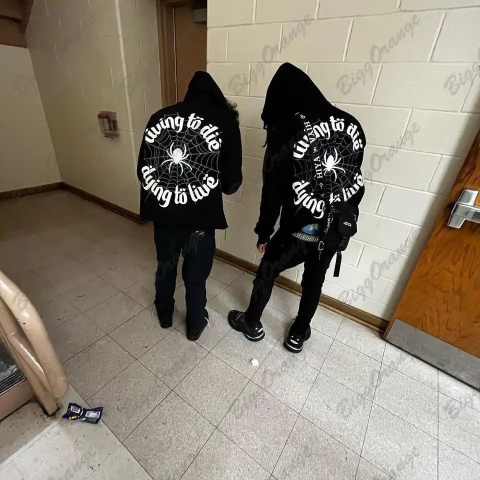 Designer × Japanese Brand Y2K Black Spring and Autumn Relaxed Super Dalian Hoodie Size US M / EU 48-50 / 2 - 1 Thumbnail