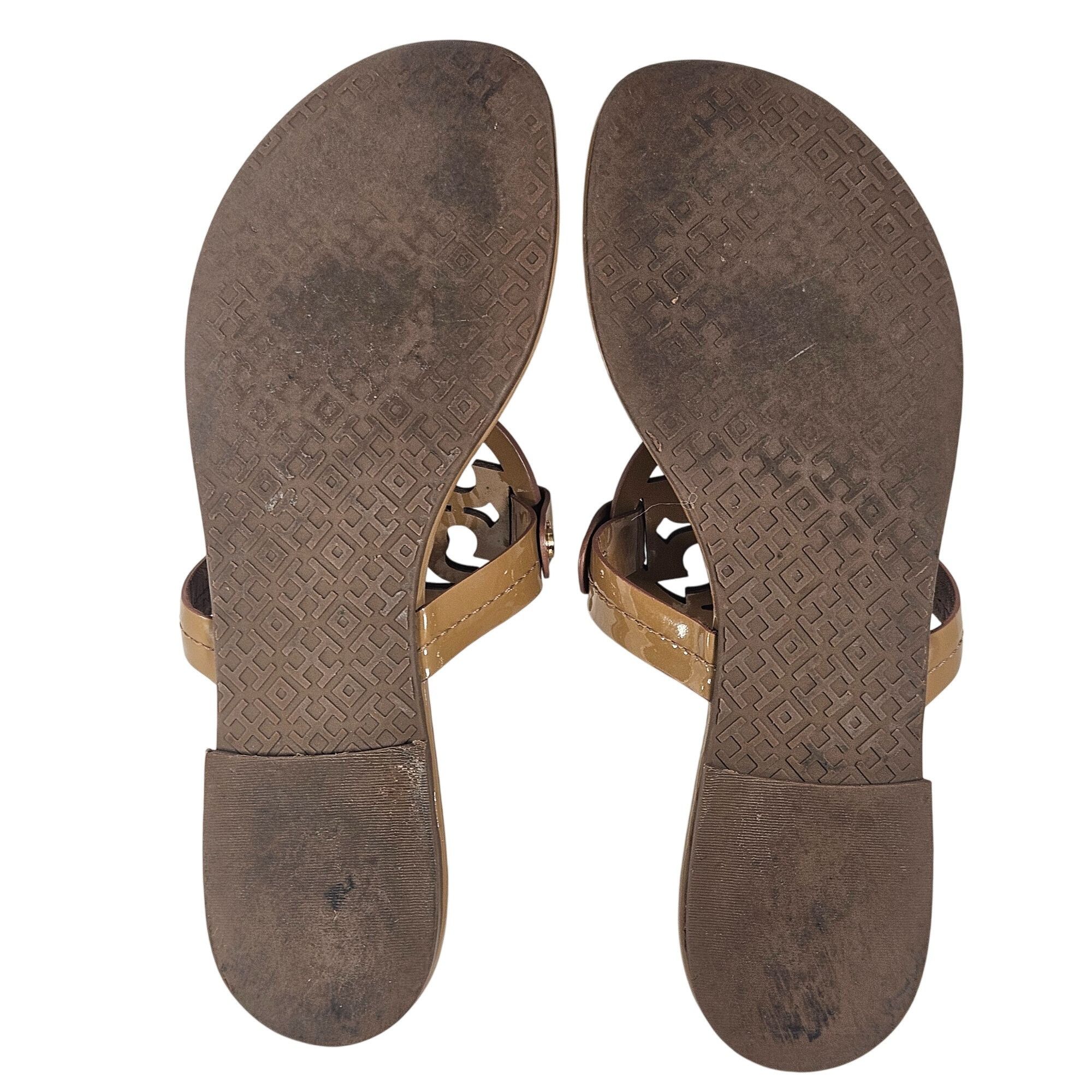 Tory Burch Tory Burch Women Miller Patent Leather Sandal 7.5 Best Selle Size US 7.5 / IT 37.5 - 11 Thumbnail
