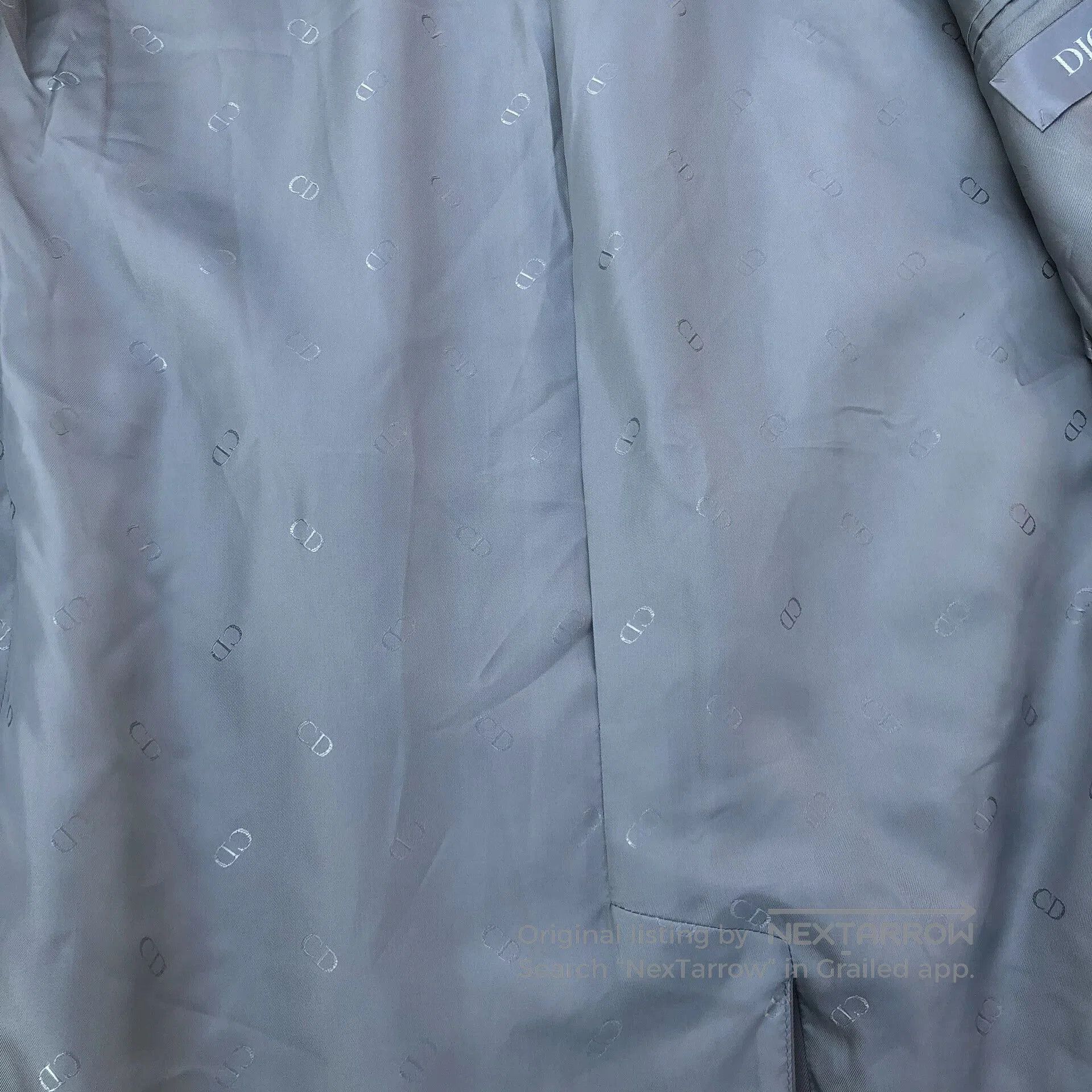 Dior Dior Cuff Logo Khaki Blazer. Size US M / EU 48-50 / 2 - 4 Thumbnail